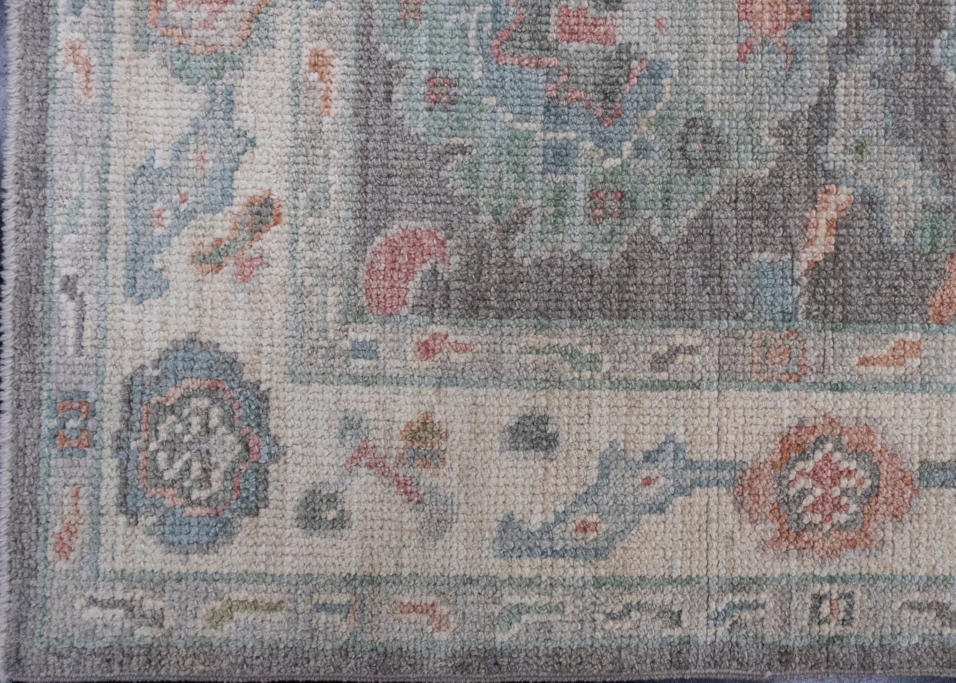Turkish Oushak Runner Rug 2'9" x 8'1" #16210