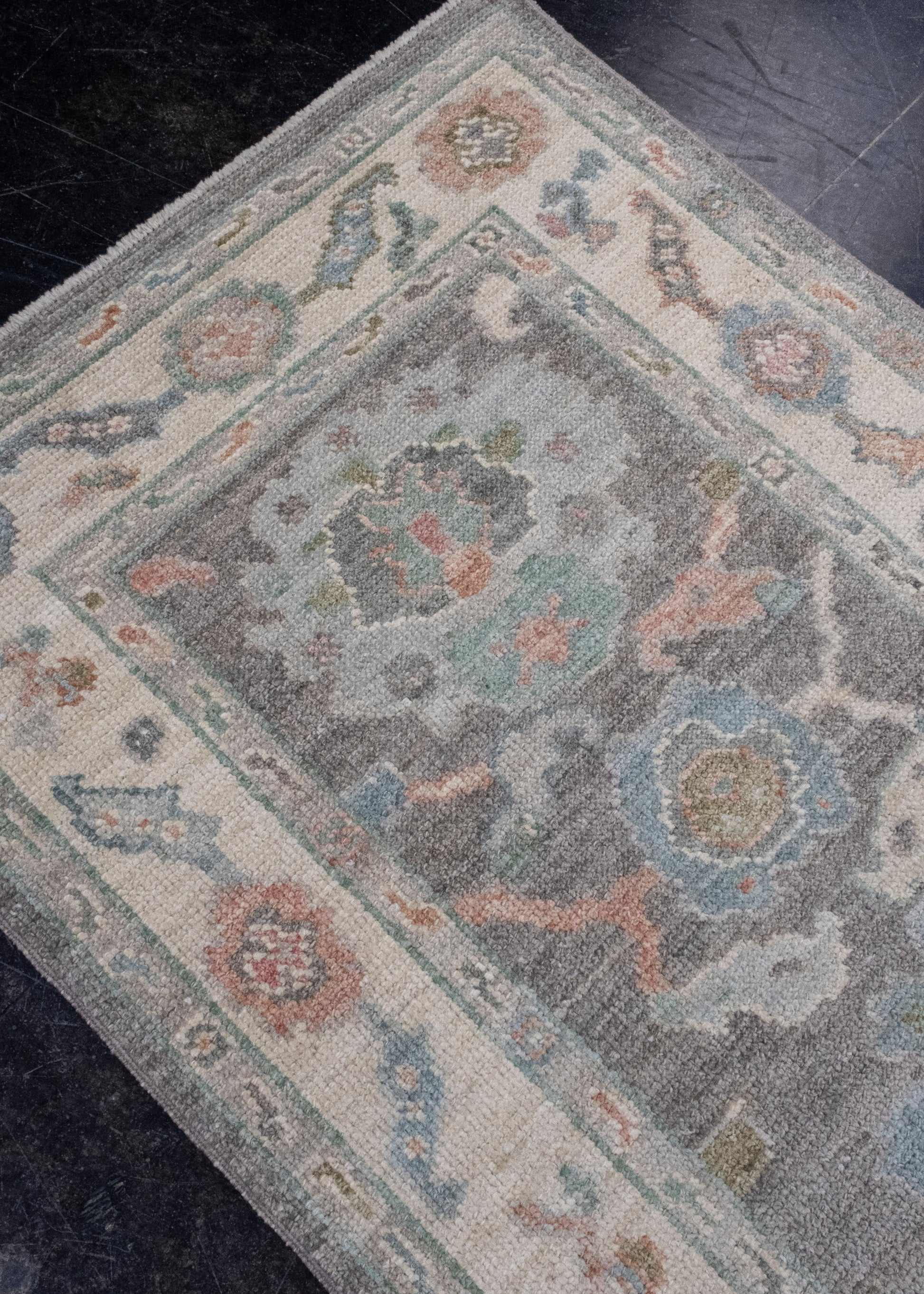 Turkish Oushak Runner Rug 2'9" x 8'1" #16210