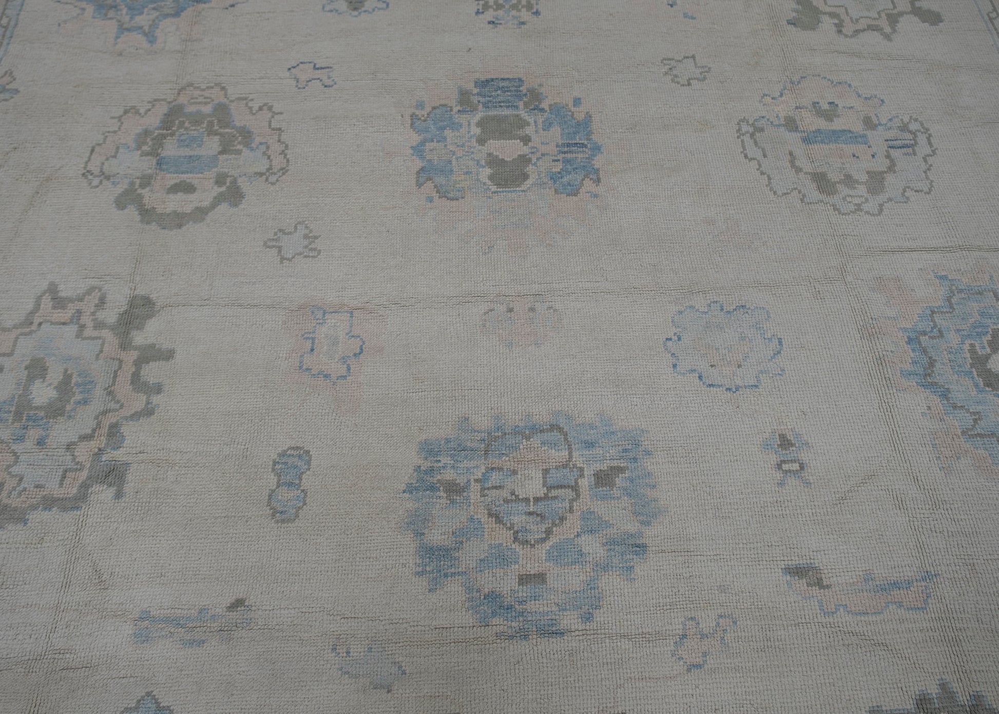 Turkish Oushak Rug 12'10" x 13'7" #3245
