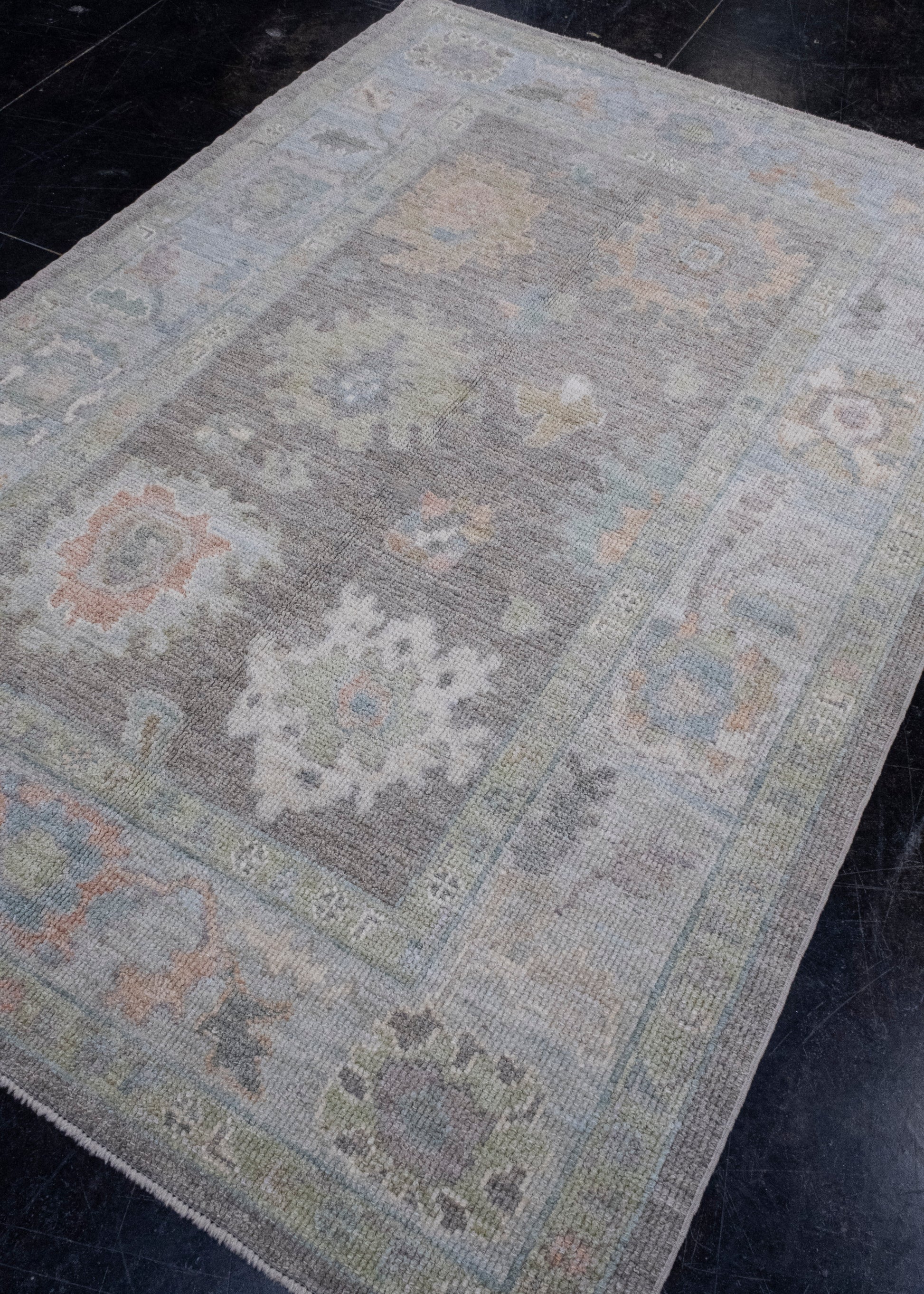Turkish Oushak Rug 4'4" x 6'3" #16084