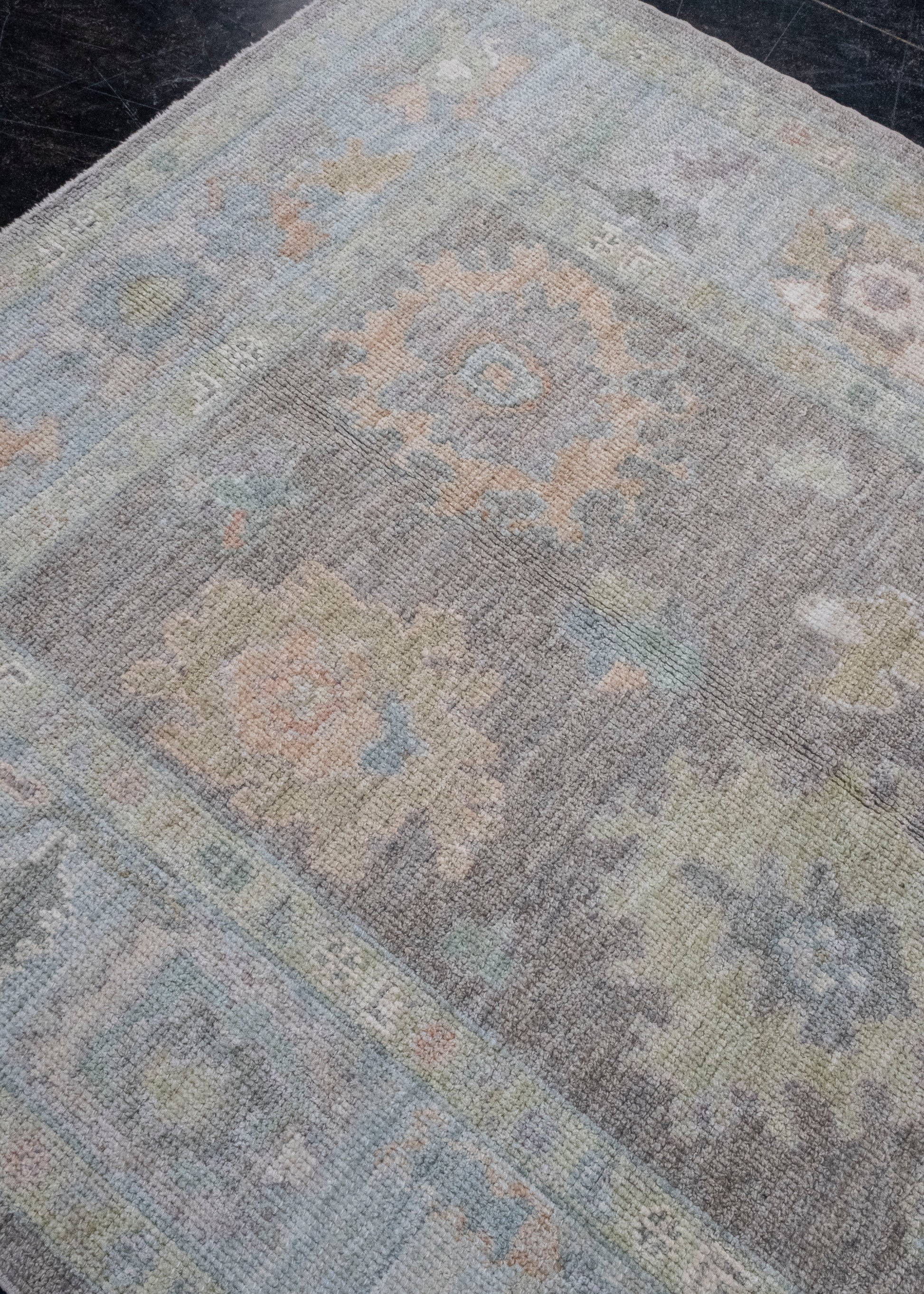 Turkish Oushak Rug 4'4" x 6'3" #16084