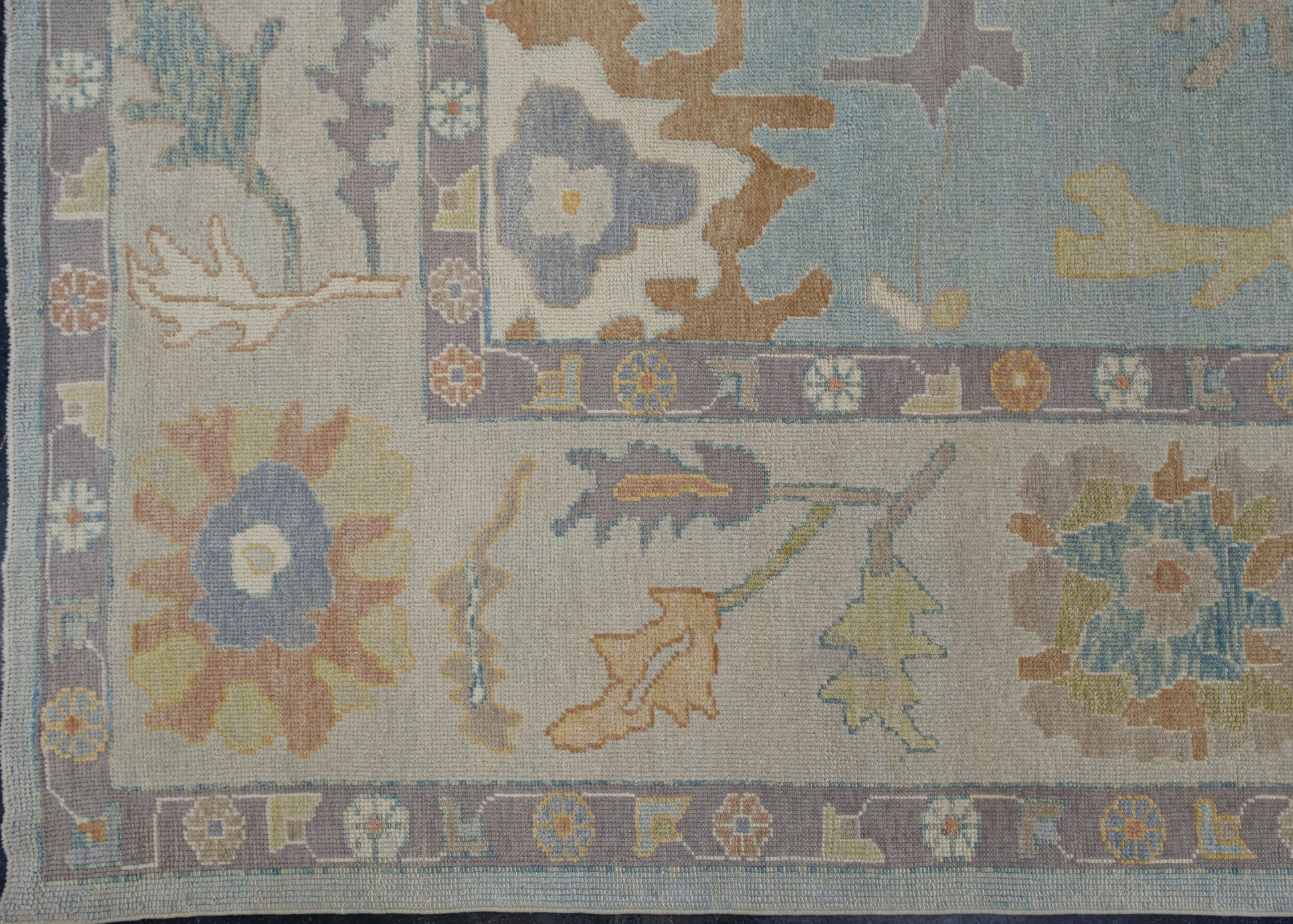 Turkish Oushak Rug 12'4" x 14'4" #6872