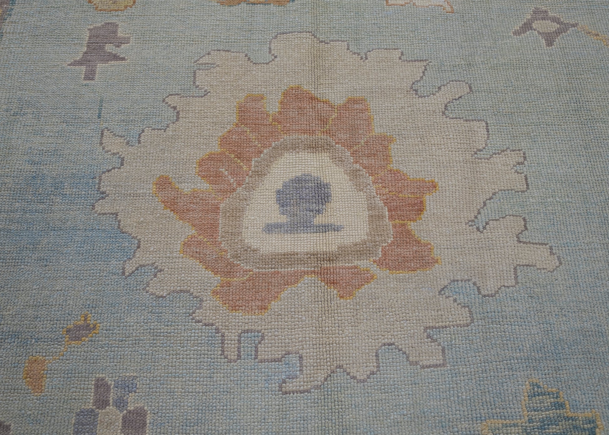Turkish Oushak Rug 12'4" x 14'4" #6872