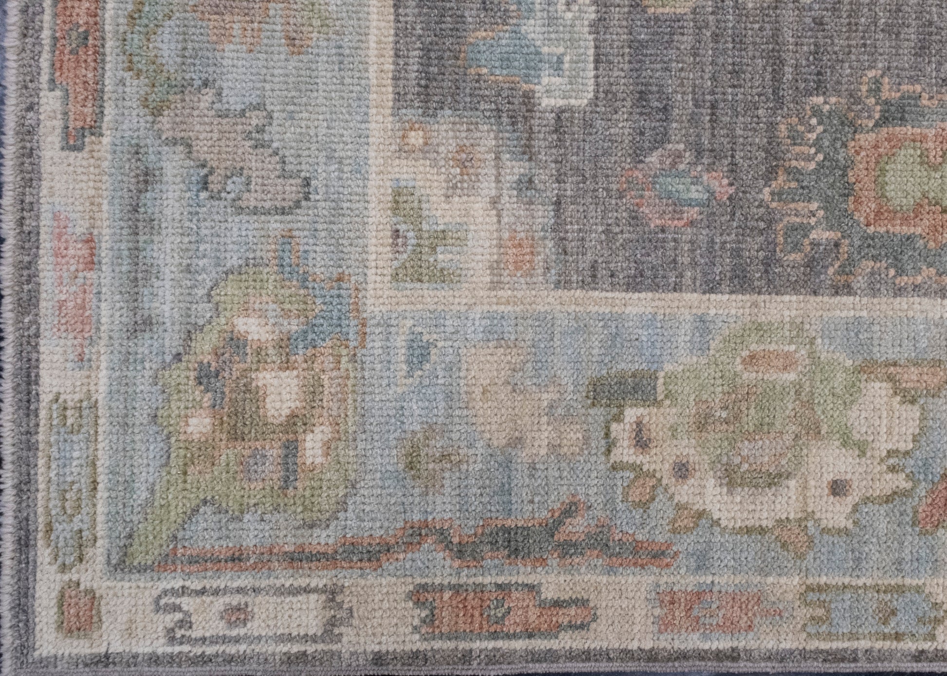 Turkish Oushak Rug 4' x 6'2" #16036
