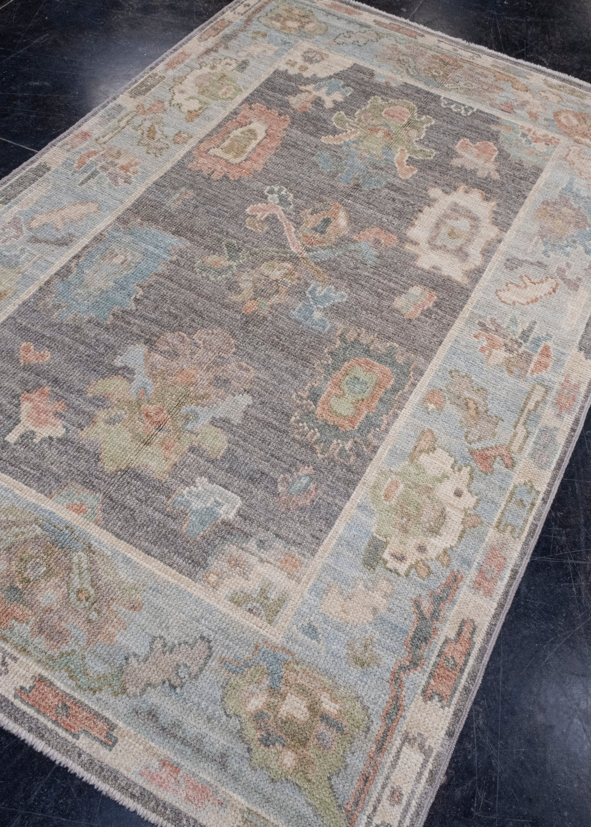 Turkish Oushak Rug 4' x 6'2" #16036