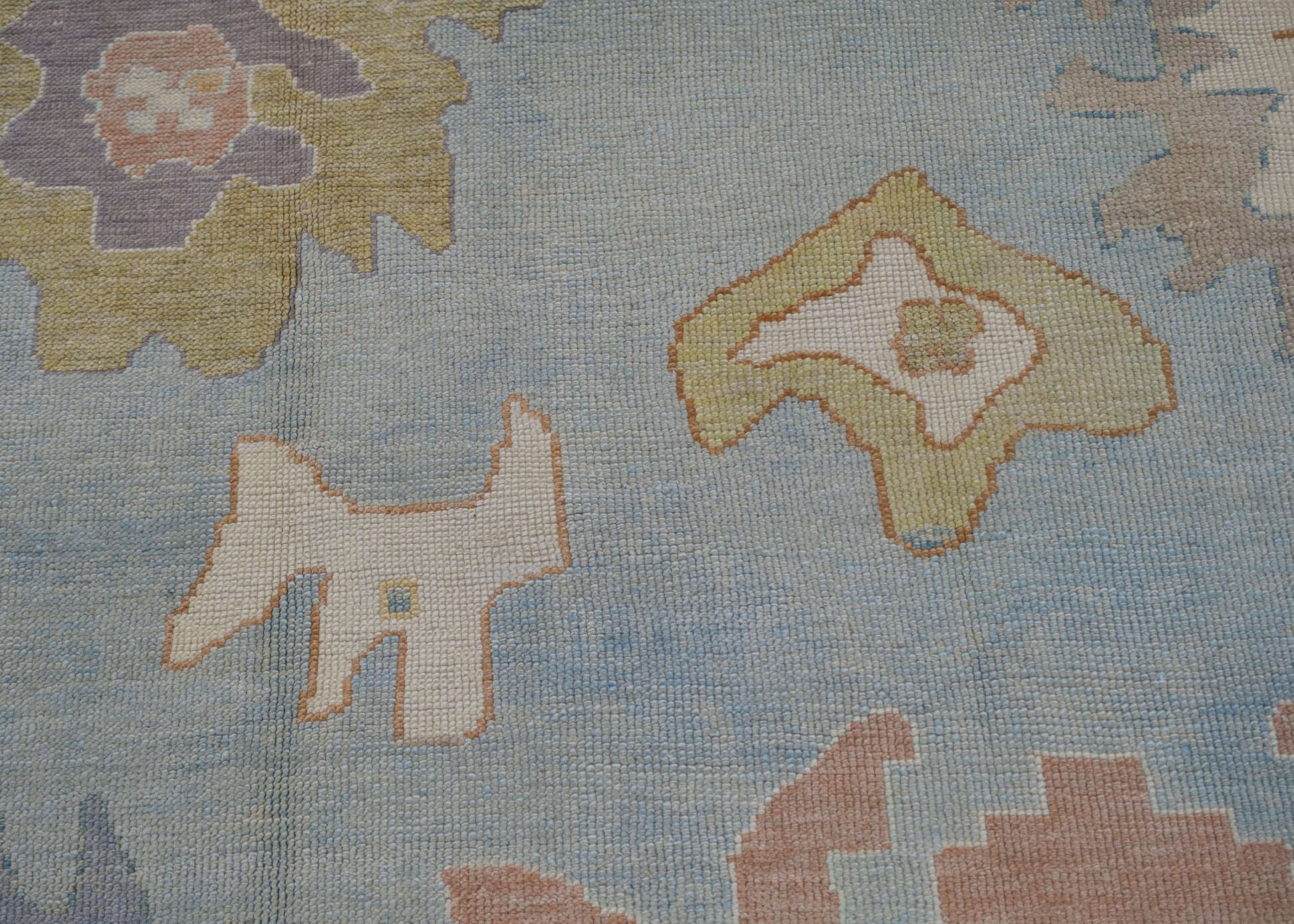 Turkish Oushak Rug 12'4" x 14'4" #6872