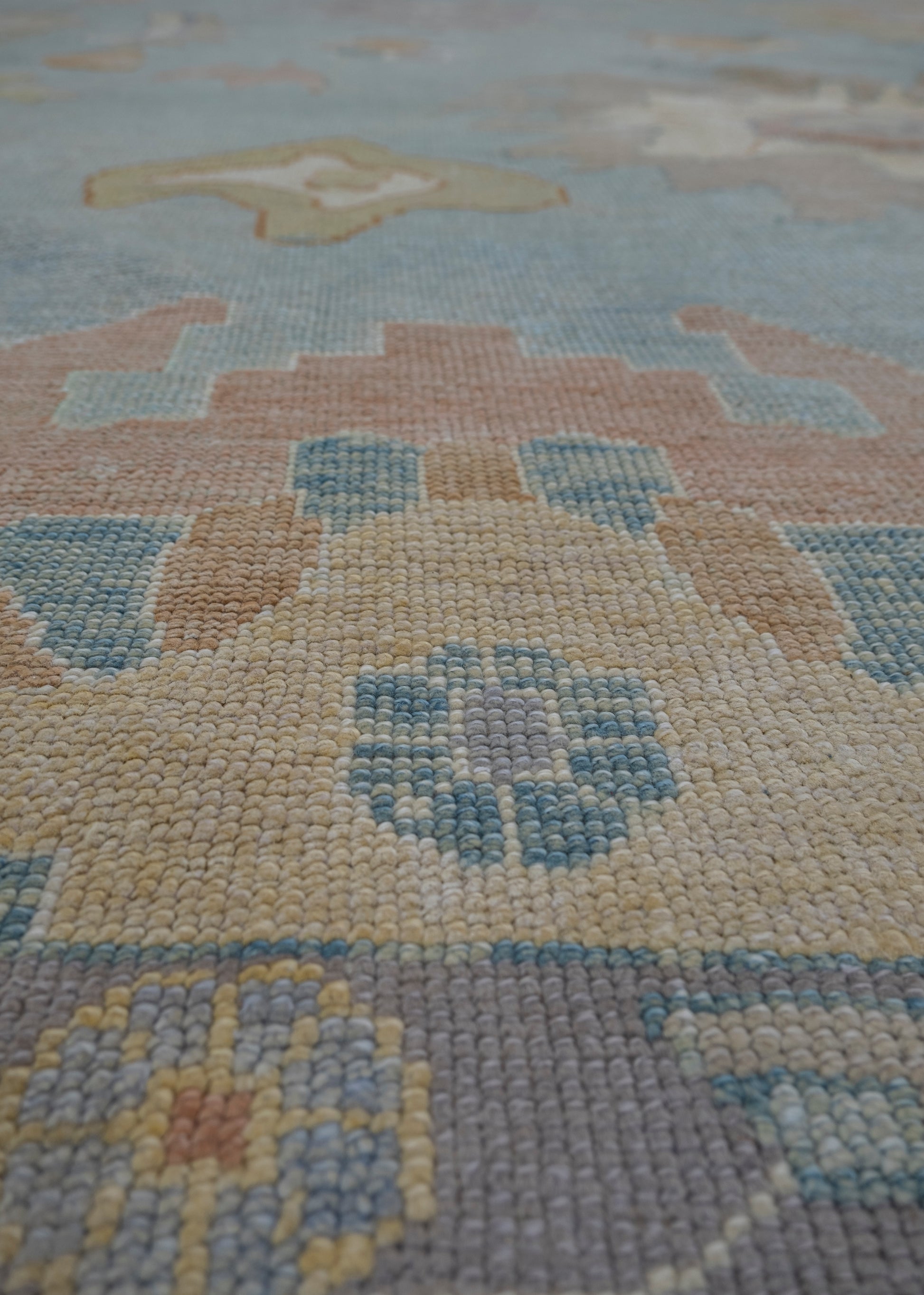 Turkish Oushak Rug 12'4" x 14'4" #6872