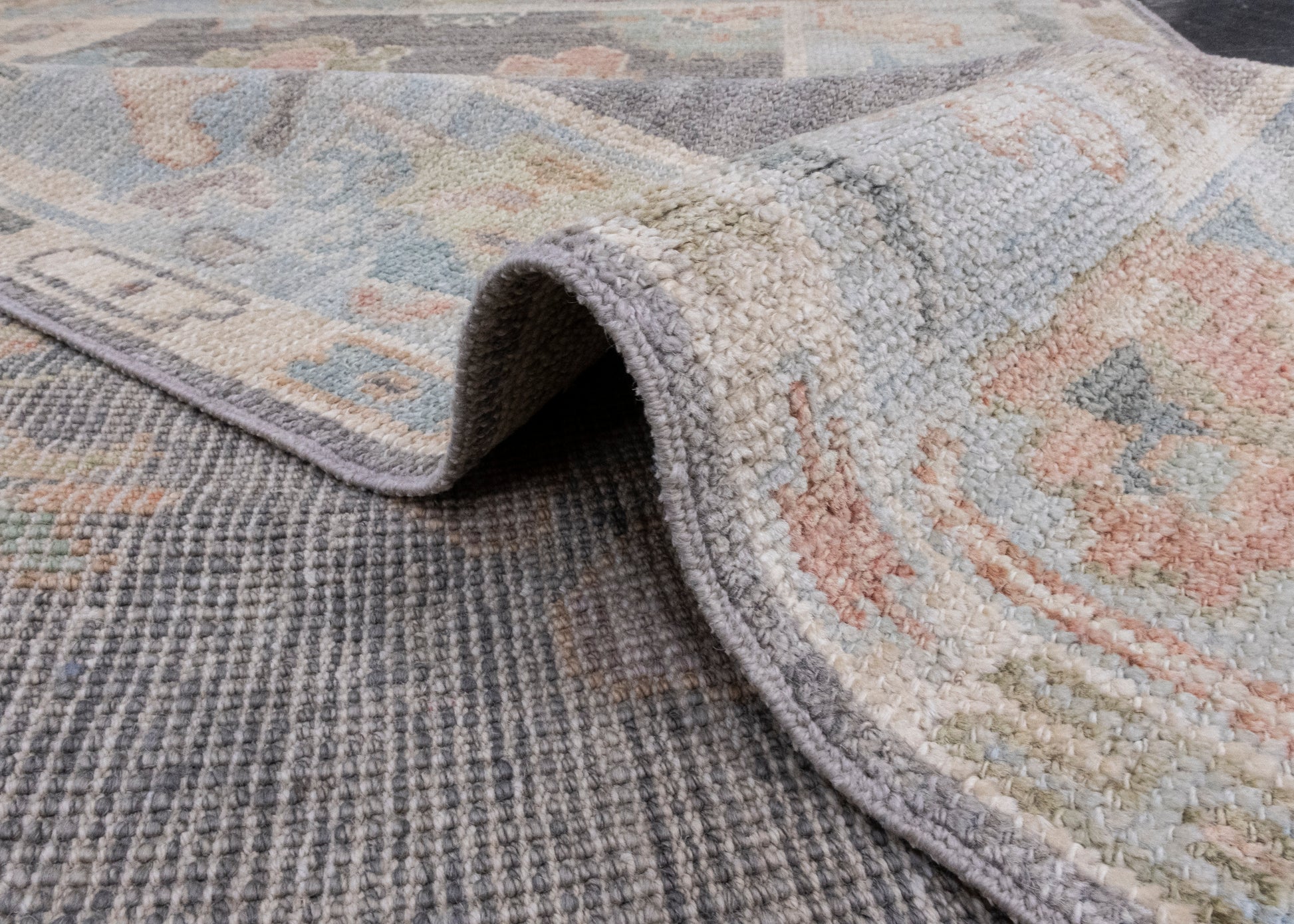 Turkish Oushak Rug 4' x 6'2" #16036
