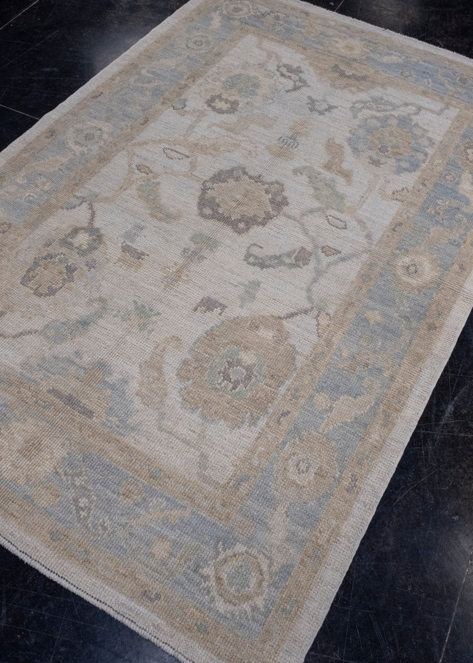 Turkish Oushak Rug 4'2" x 6'3" #16072