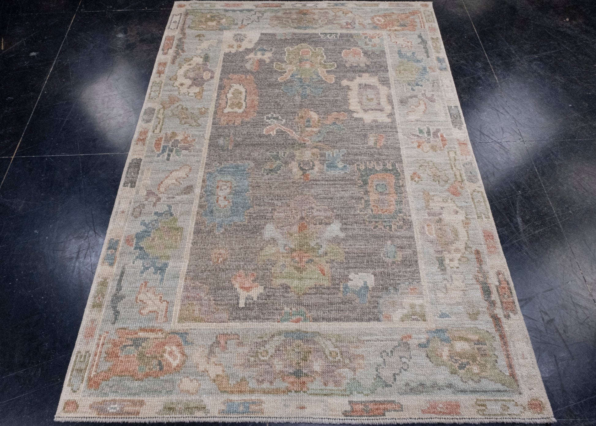 Turkish Oushak Rug 4' x 6' #16006