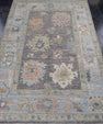 Turkish Oushak Rug 4'1" x 6'3" #16020