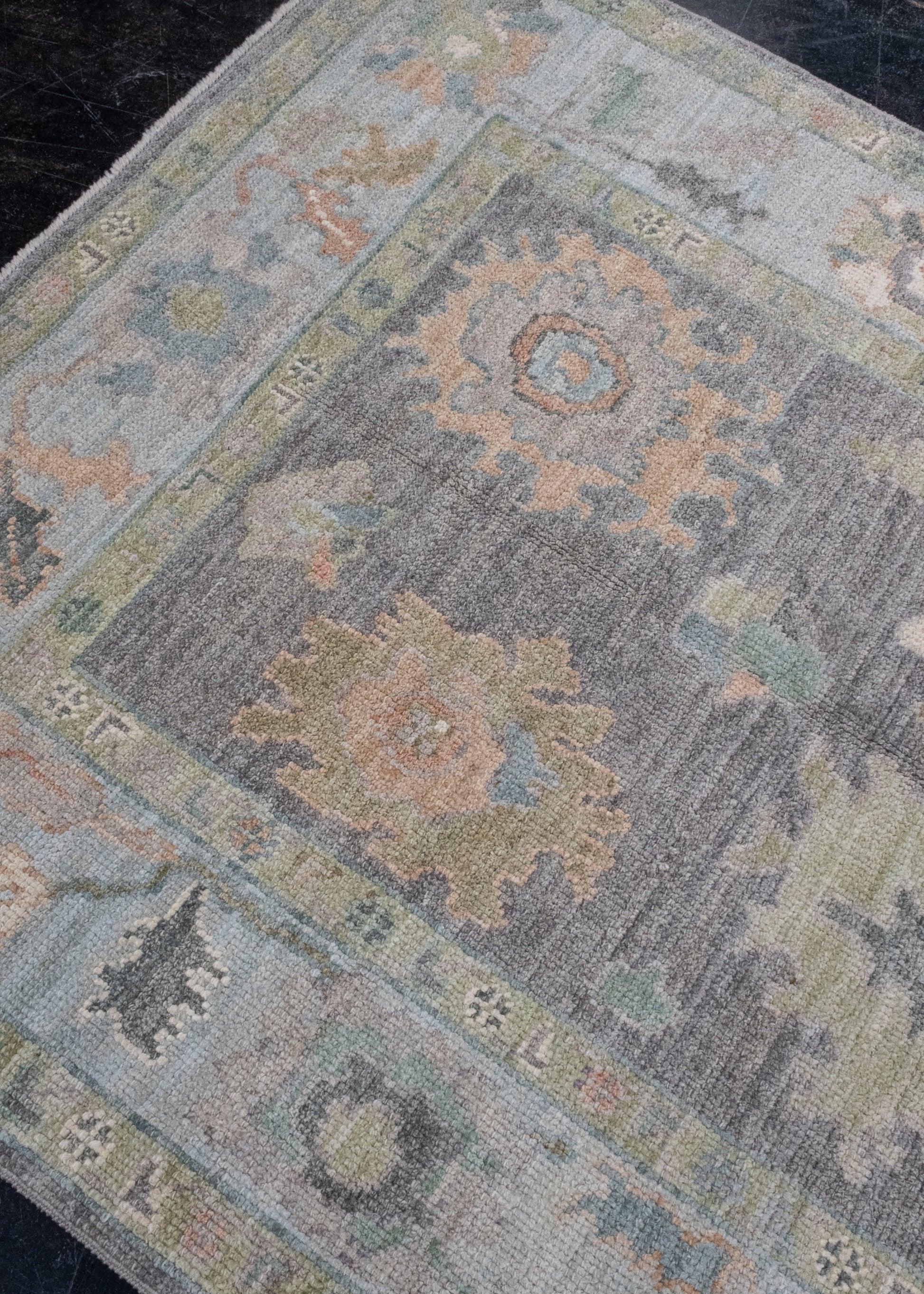 Turkish Oushak Rug 4'1" x 6'3" #16020