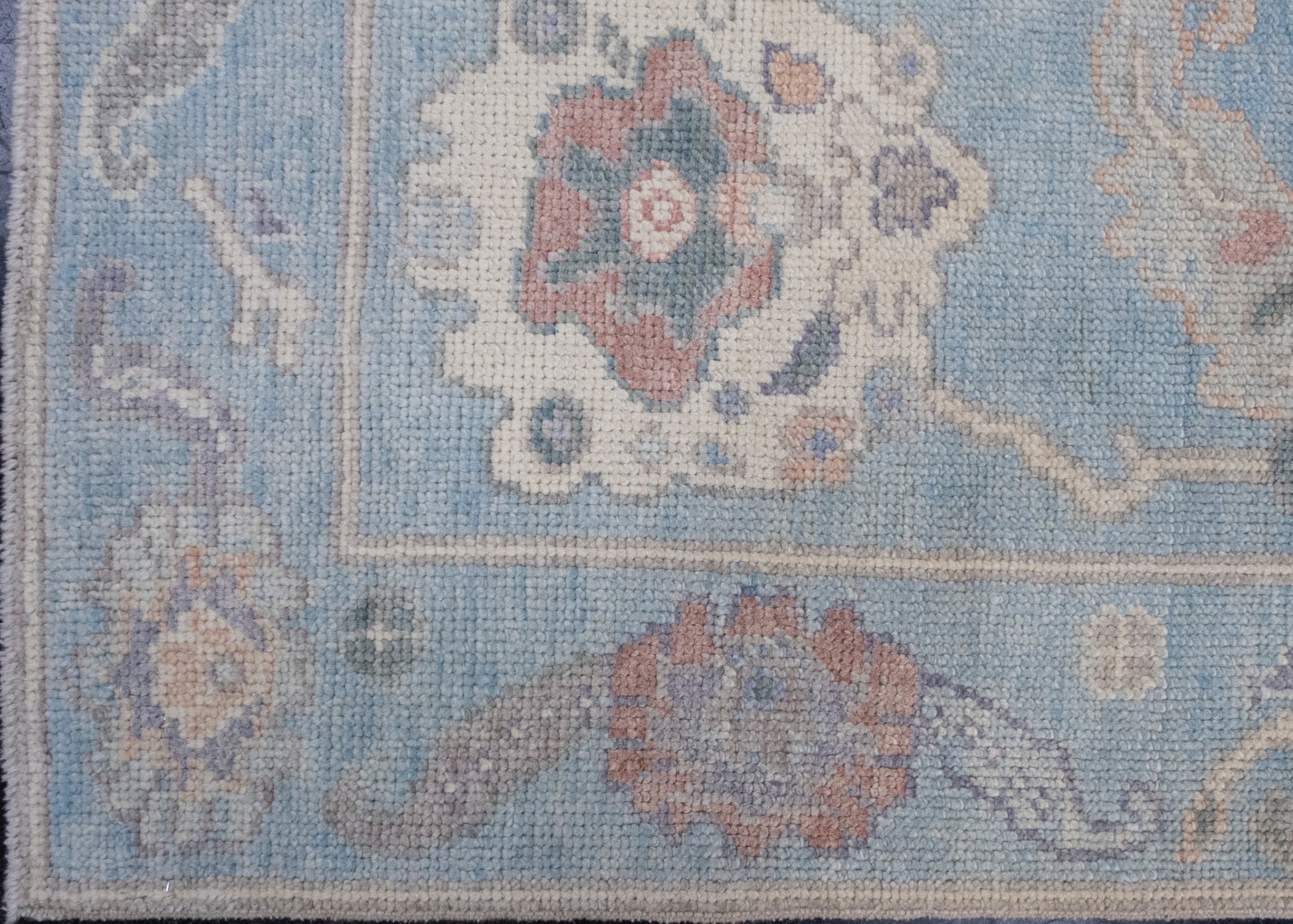 Turkish Oushak Rug 3'9" x 5'7" #16572