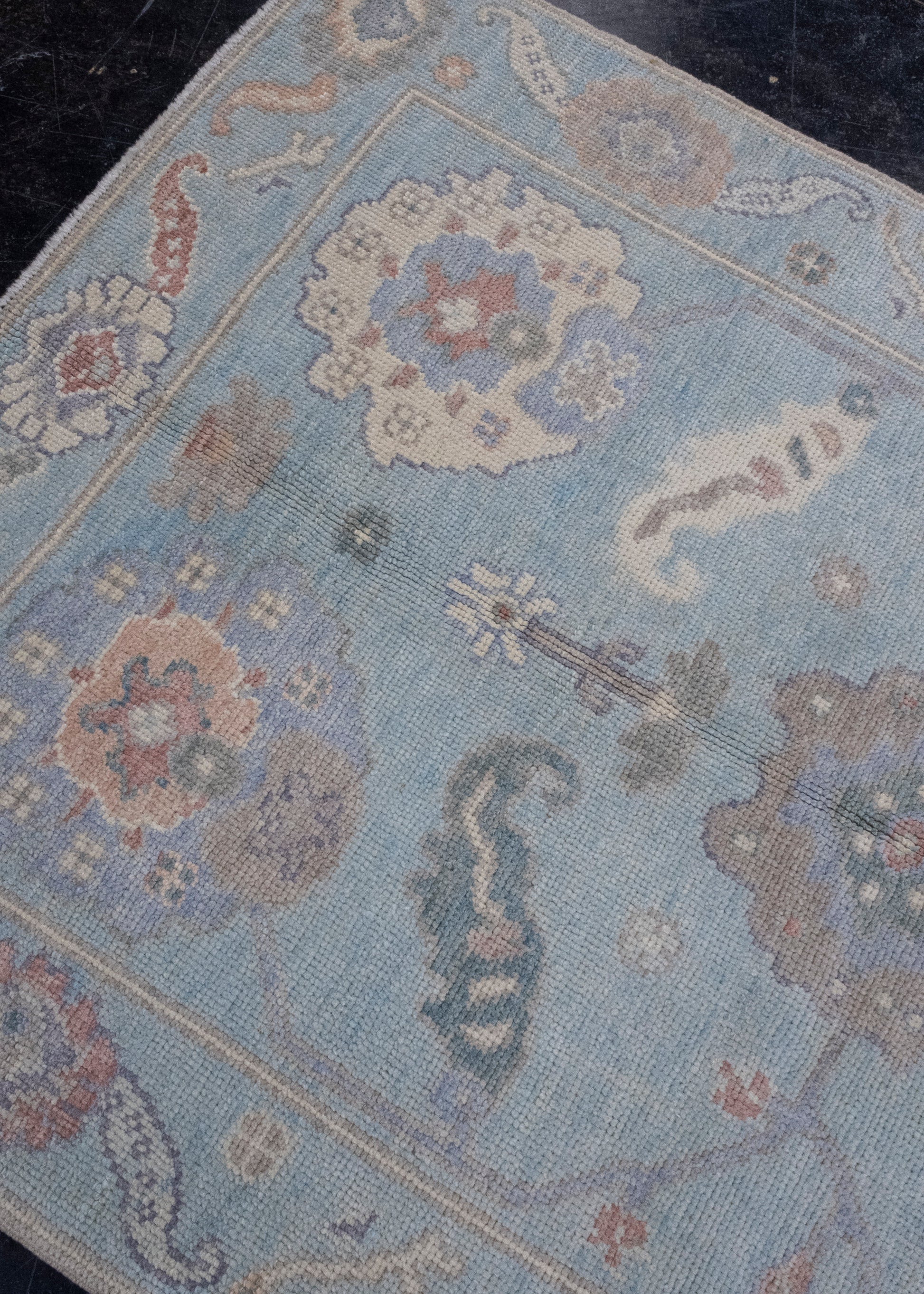Turkish Oushak Rug 3'9" x 5'7" #16572