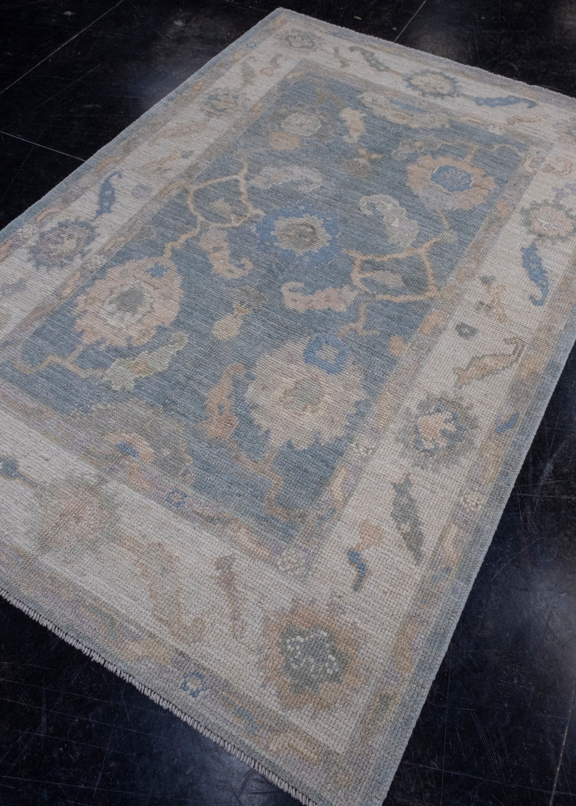 Turkish Oushak Rug 4'2" x 6'1" #16465