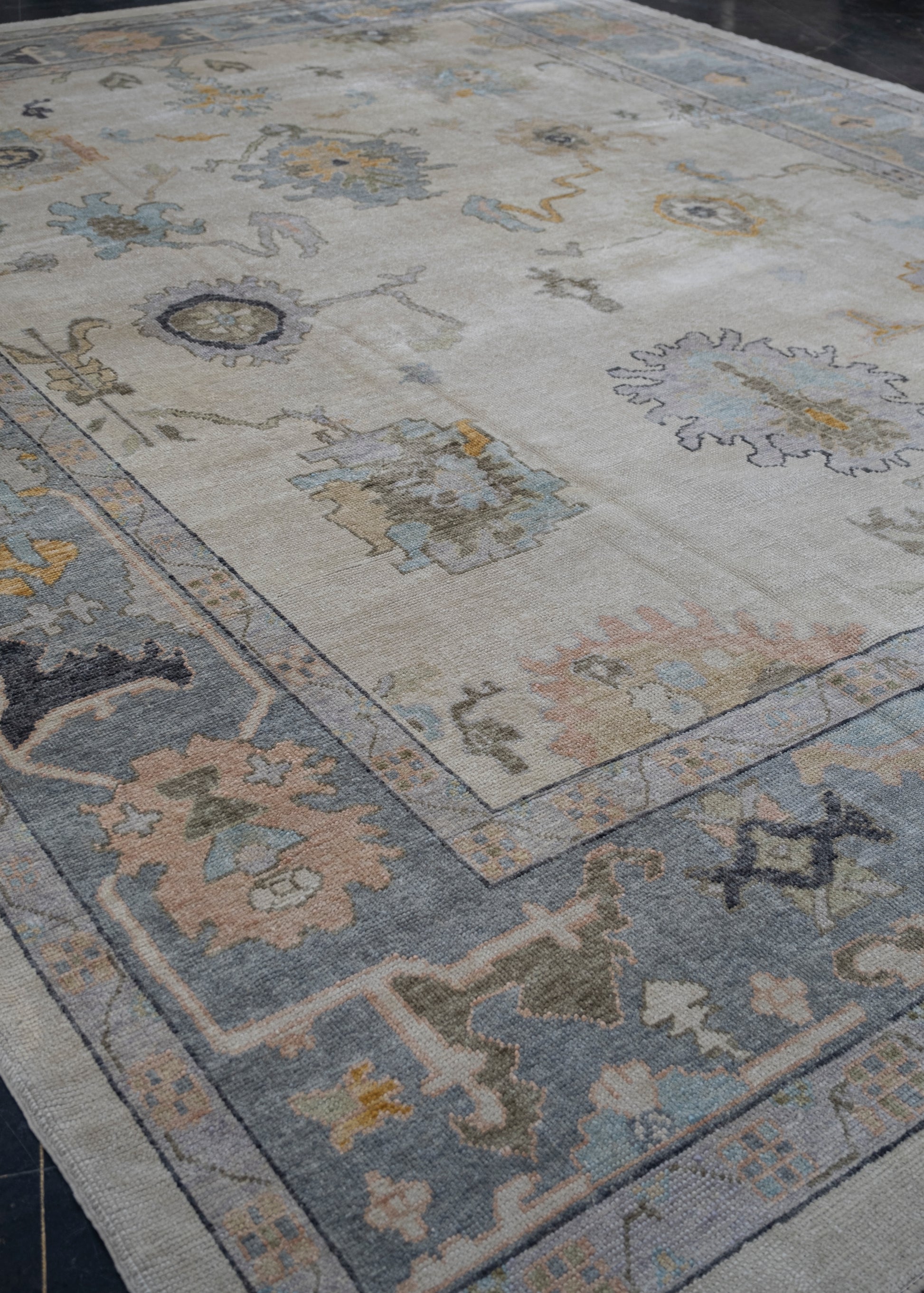 Turkish Oushak Rug 12'5" x 16'10" #V102