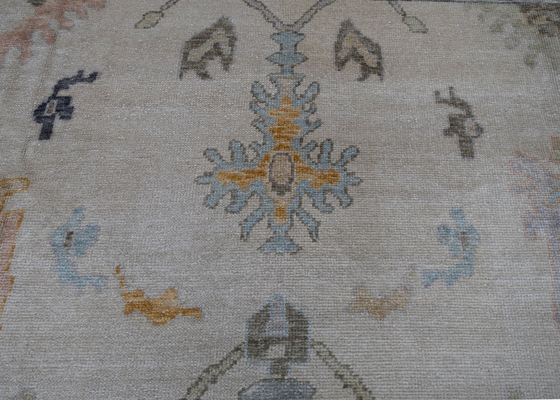 Turkish Oushak Rug 12'5" x 16'10" #V102