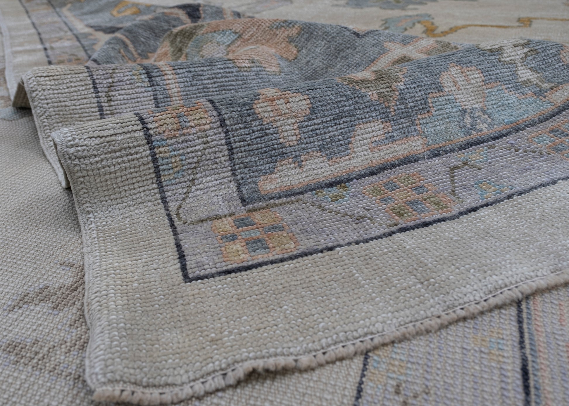 Turkish Oushak Rug 12'5" x 16'10" #V102