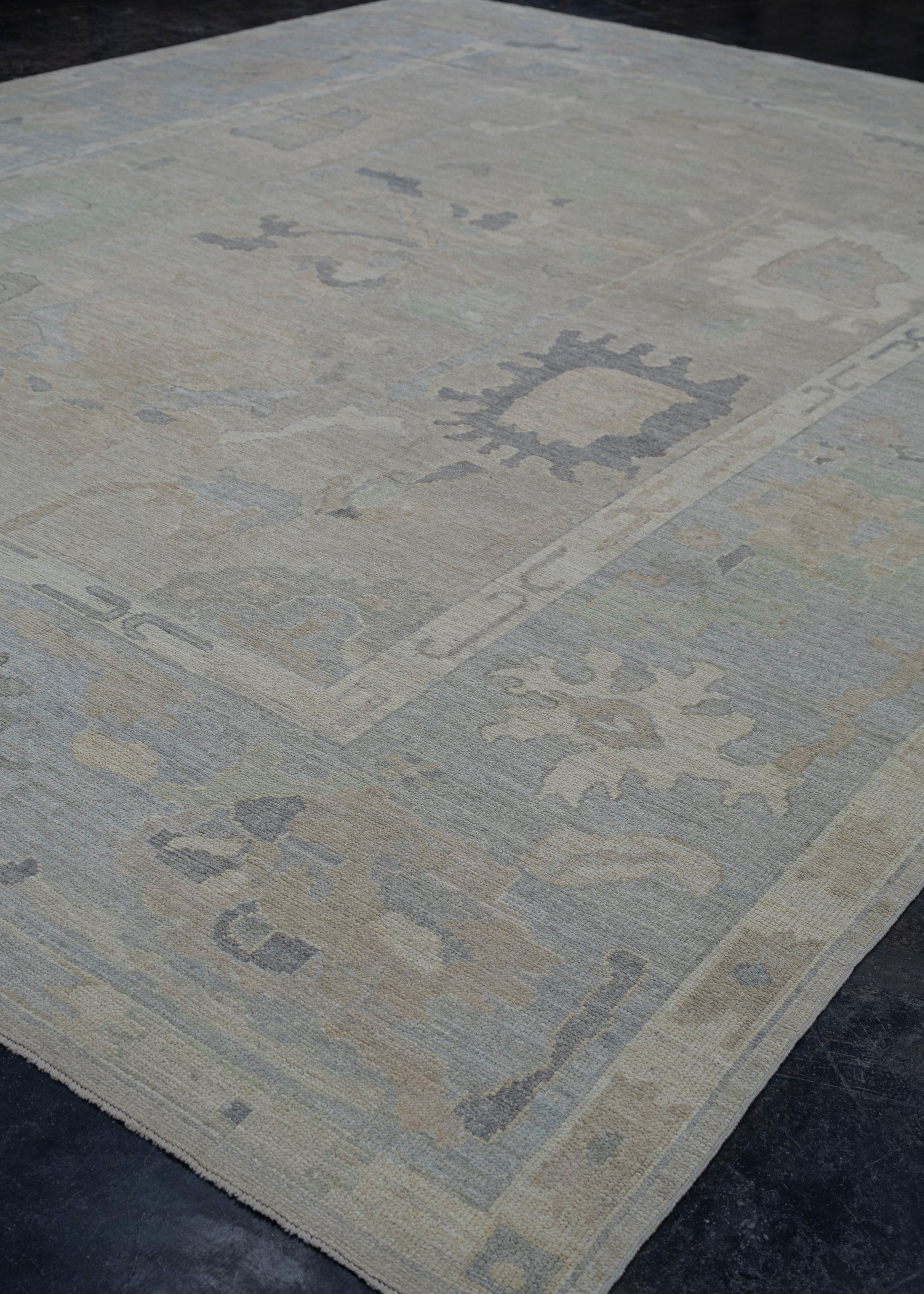 Turkish Oushak Rug 12'7" x 14'10" #11738