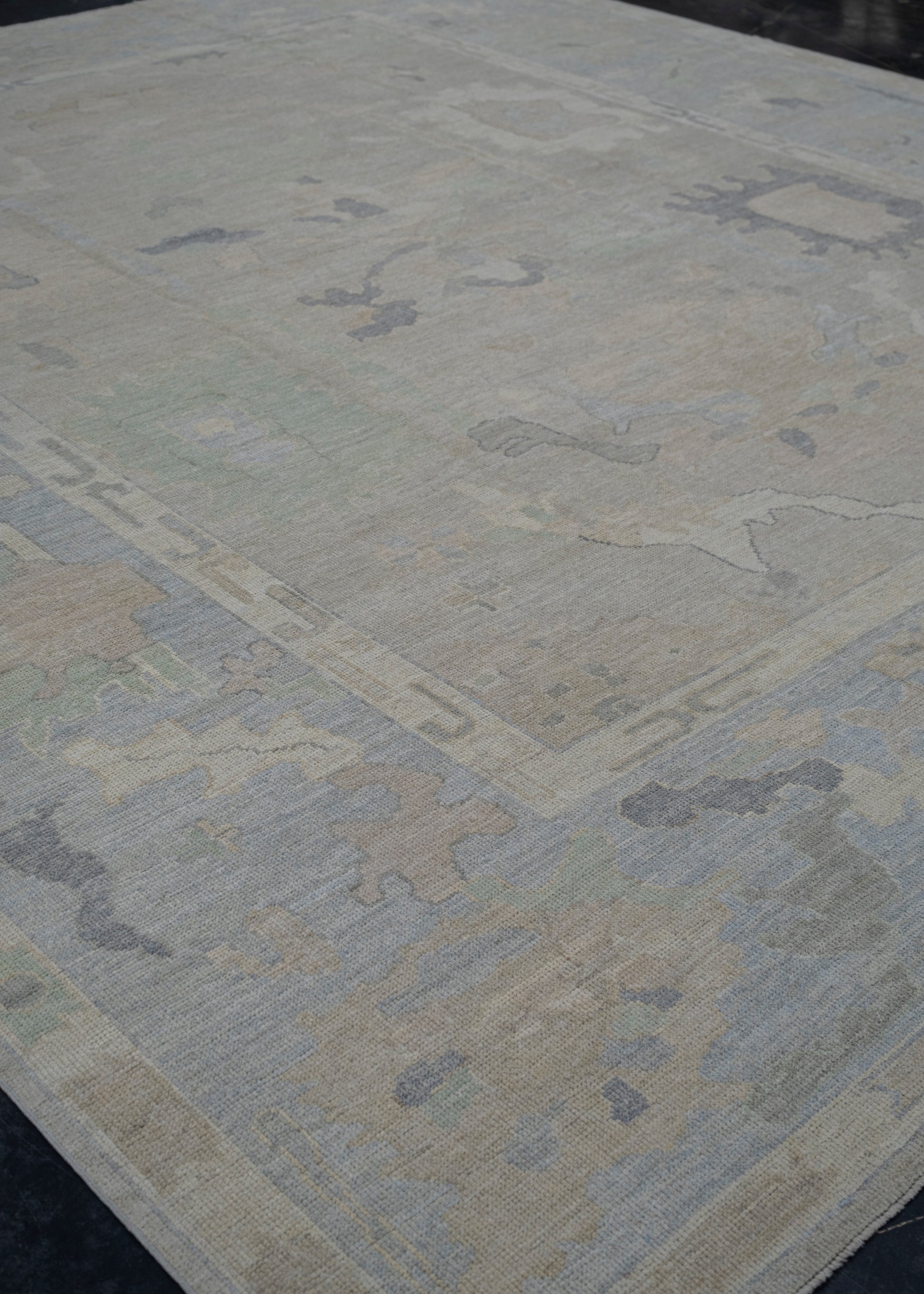 Turkish Oushak Rug 12'7" x 14'10" #11738