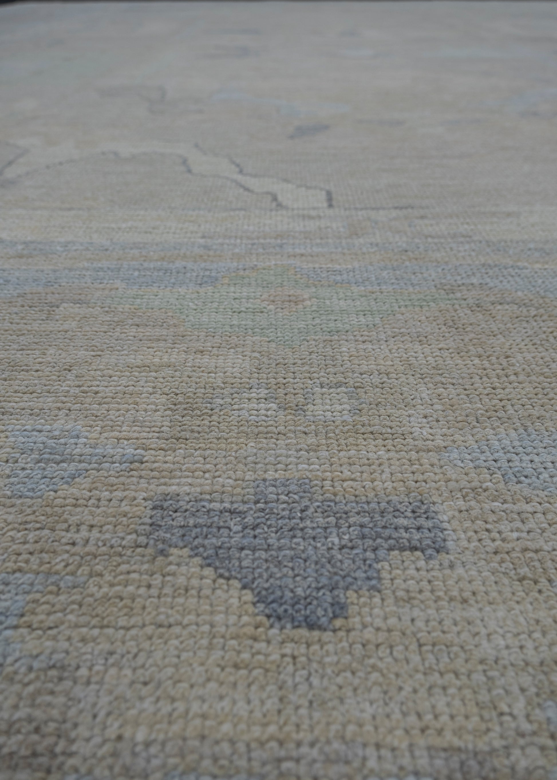 Turkish Oushak Rug 12'7" x 14'10" #11738