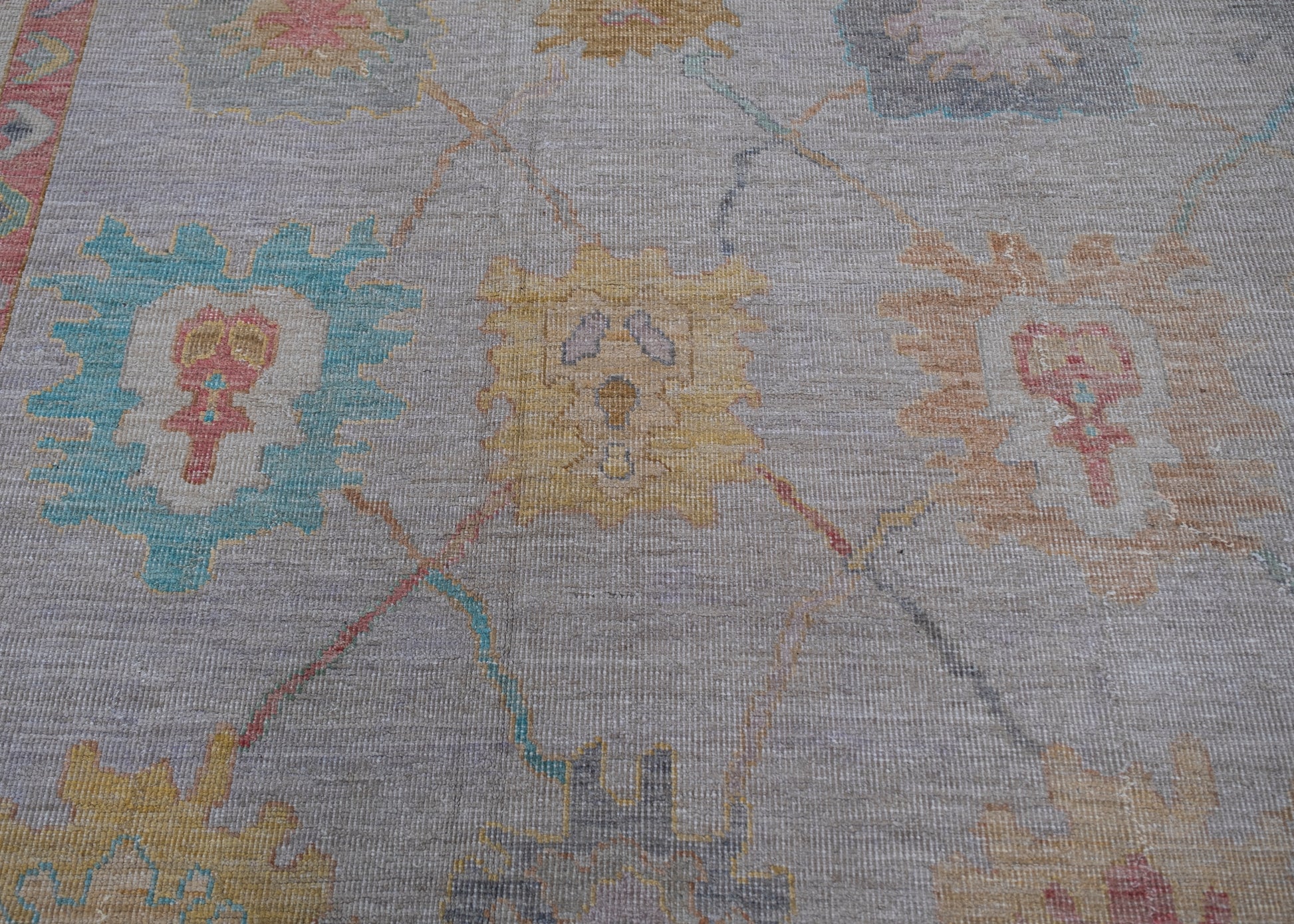 Turkish Oushak Rug 11'11" x 15'3" #2085