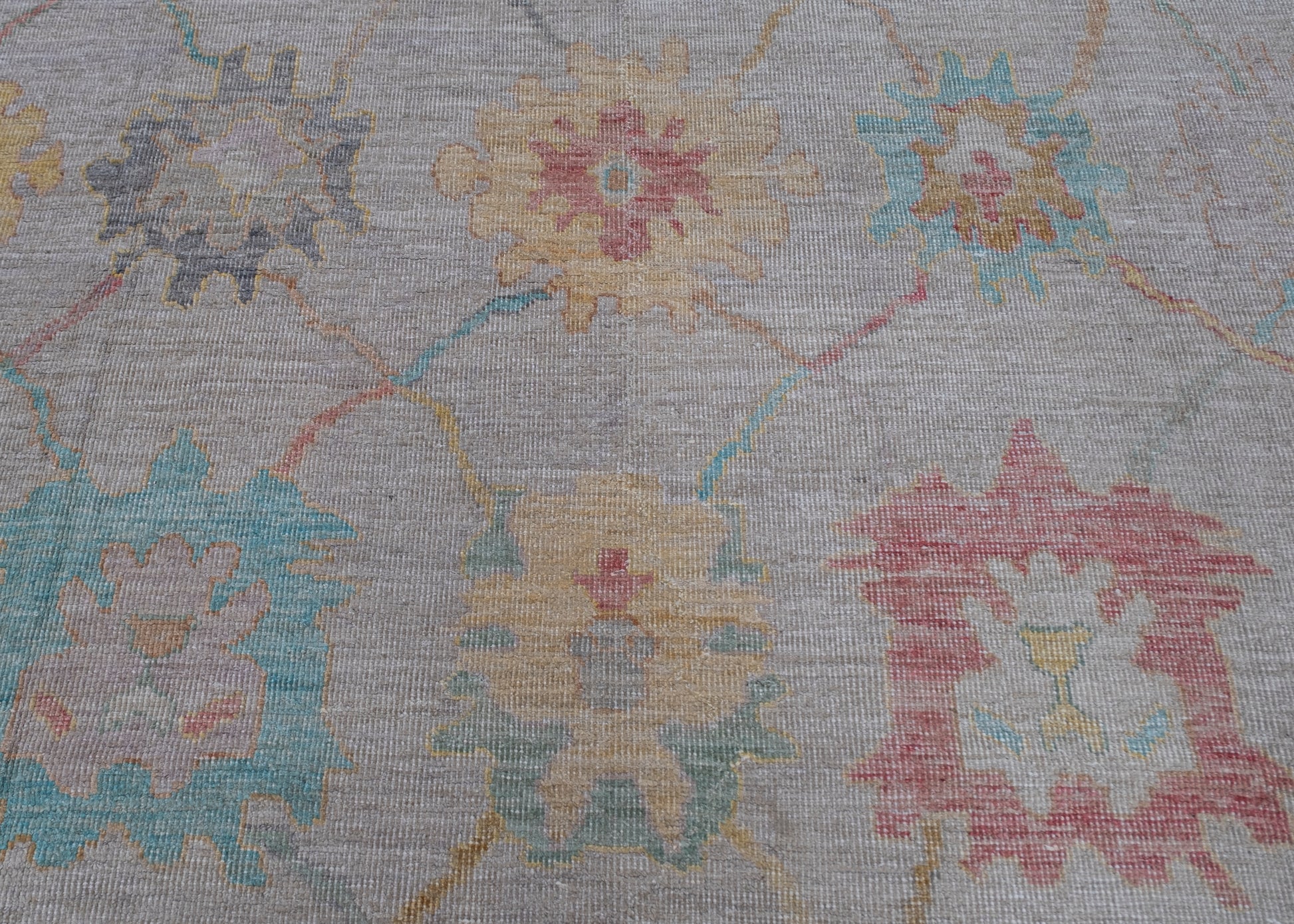 Turkish Oushak Rug 11'11" x 15'3" #2085