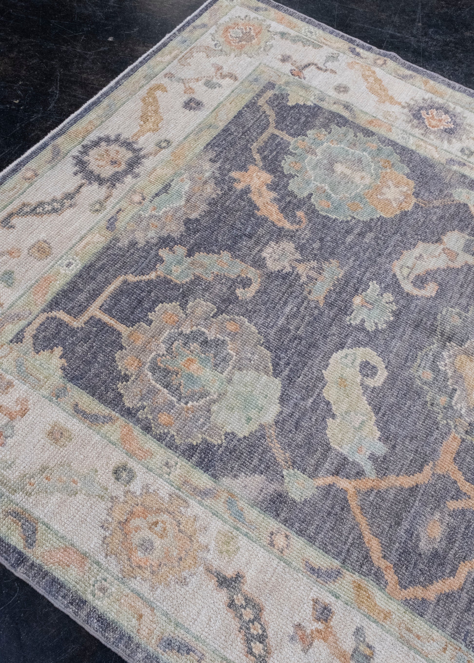 Turkish Oushak Rug 5'2" x 7'3" #16534