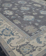 Turkish Oushak Rug 12'1" x 14'9" #7836