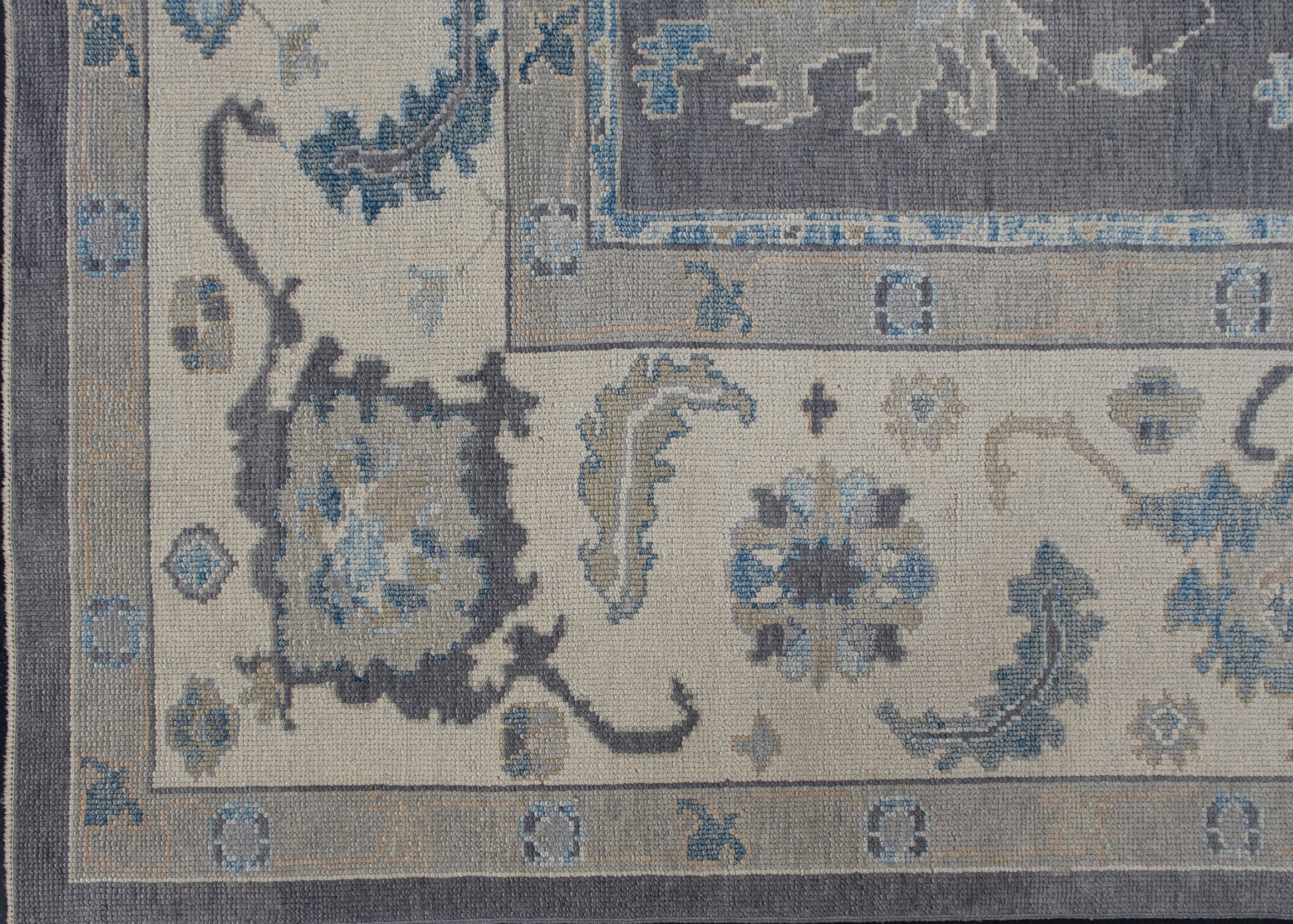 Turkish Oushak Rug 12'1" x 14'9" #7836