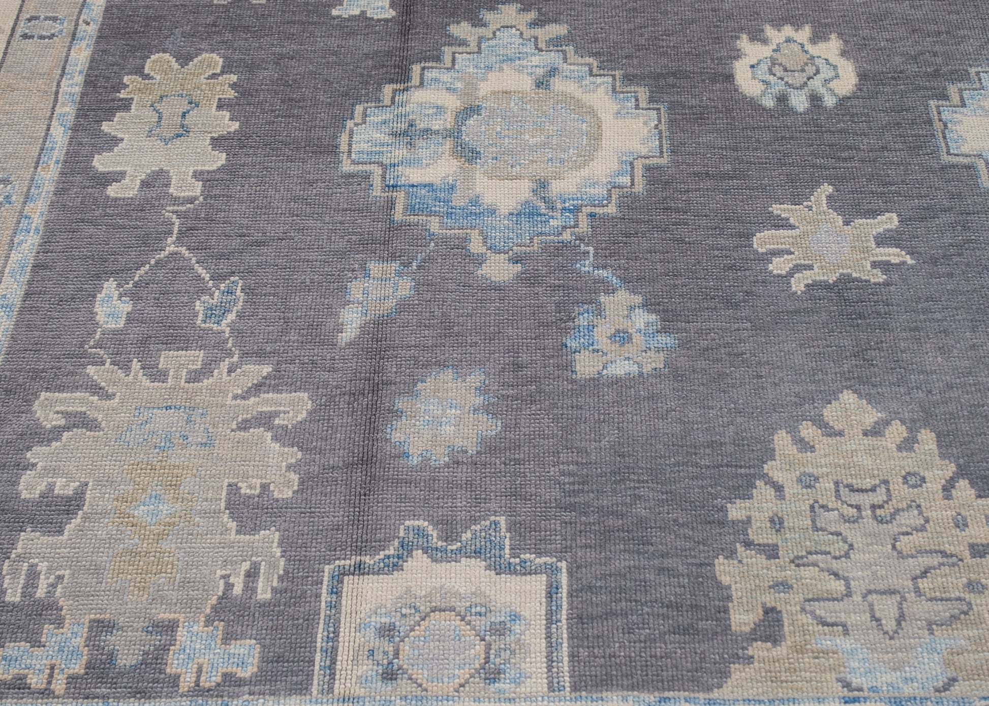 Turkish Oushak Rug 12'1" x 14'9" #7836