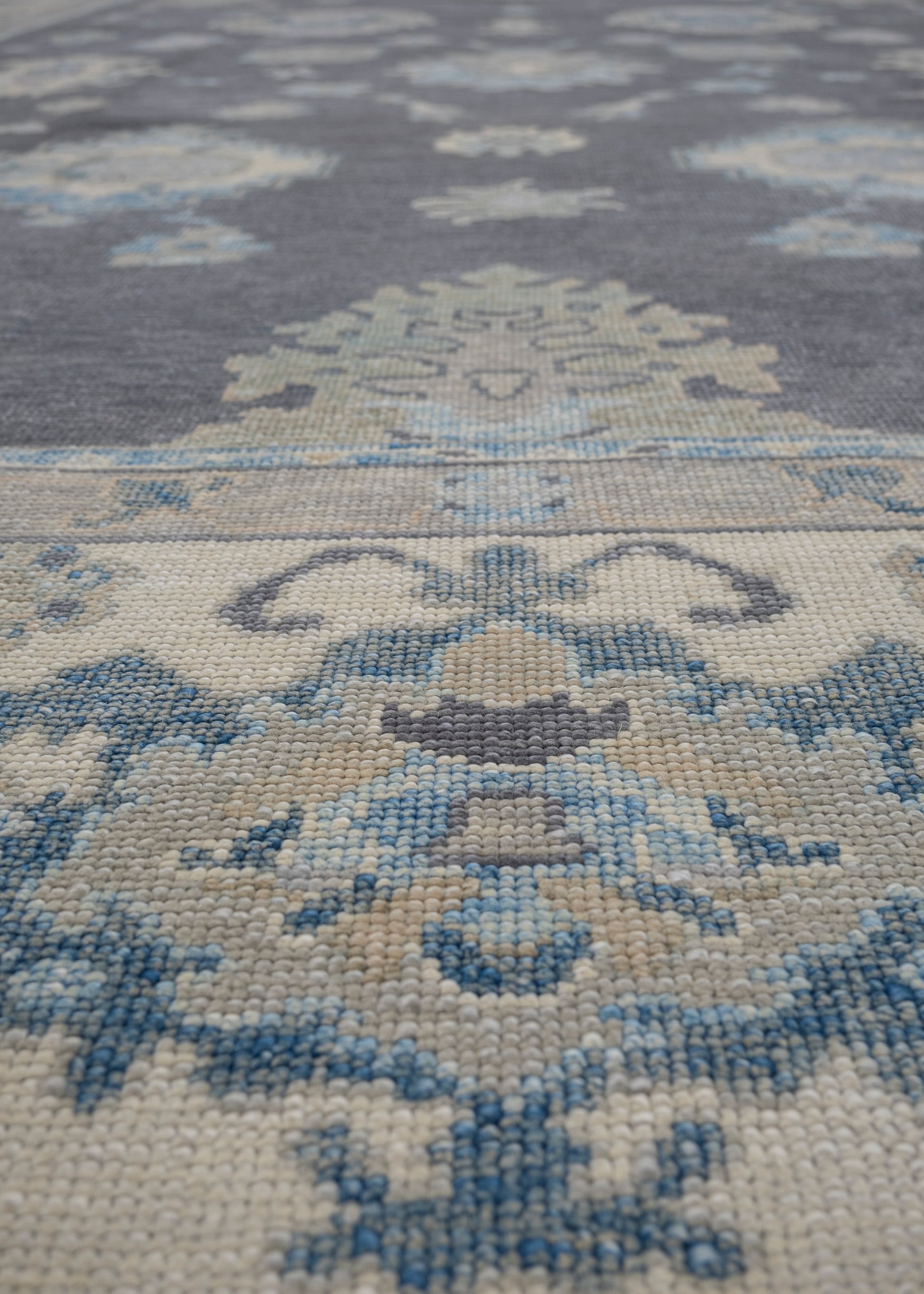 Turkish Oushak Rug 12'1" x 14'9" #7836