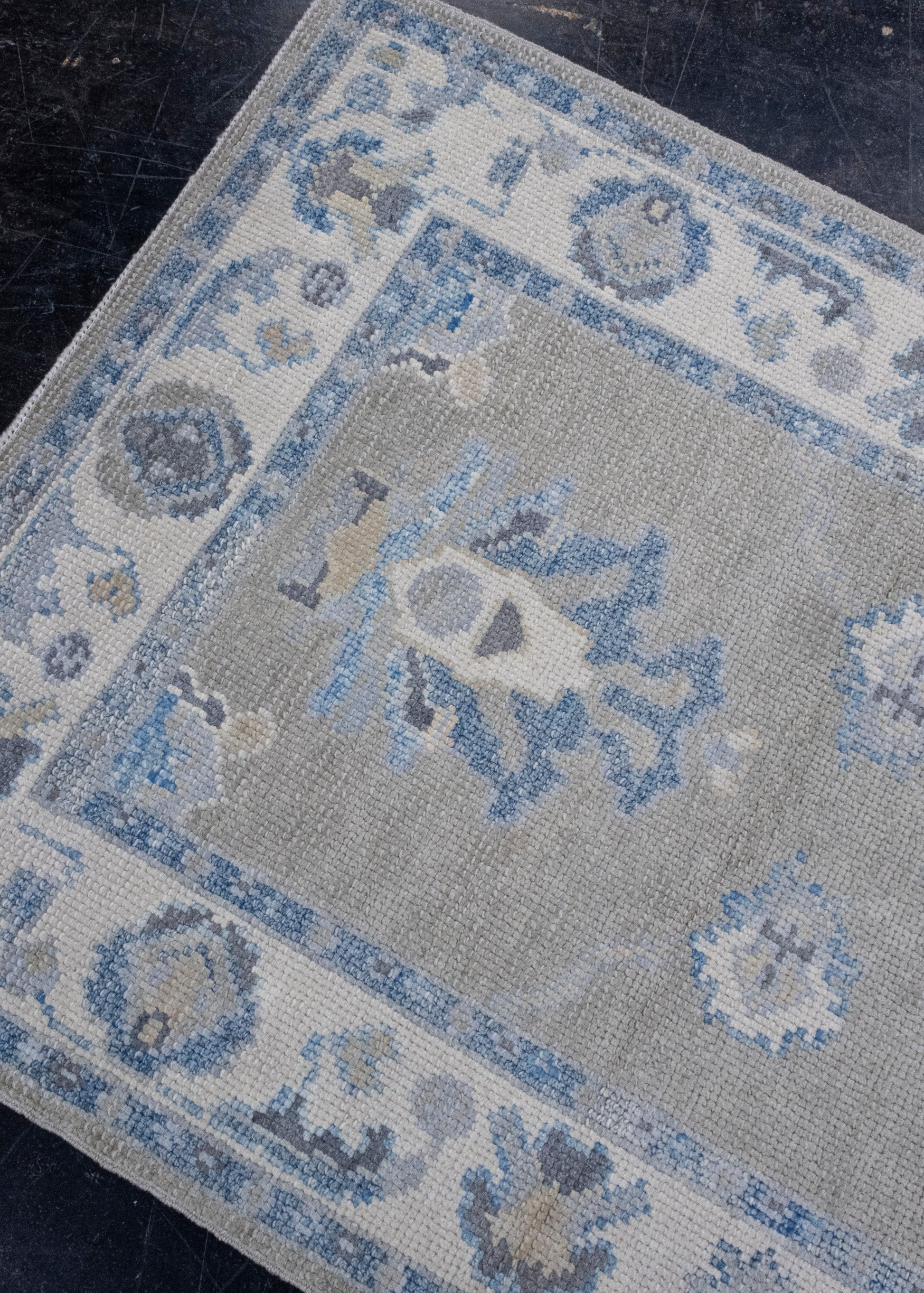 Turkish Oushak Rug 2'10" x 5'4" #16587