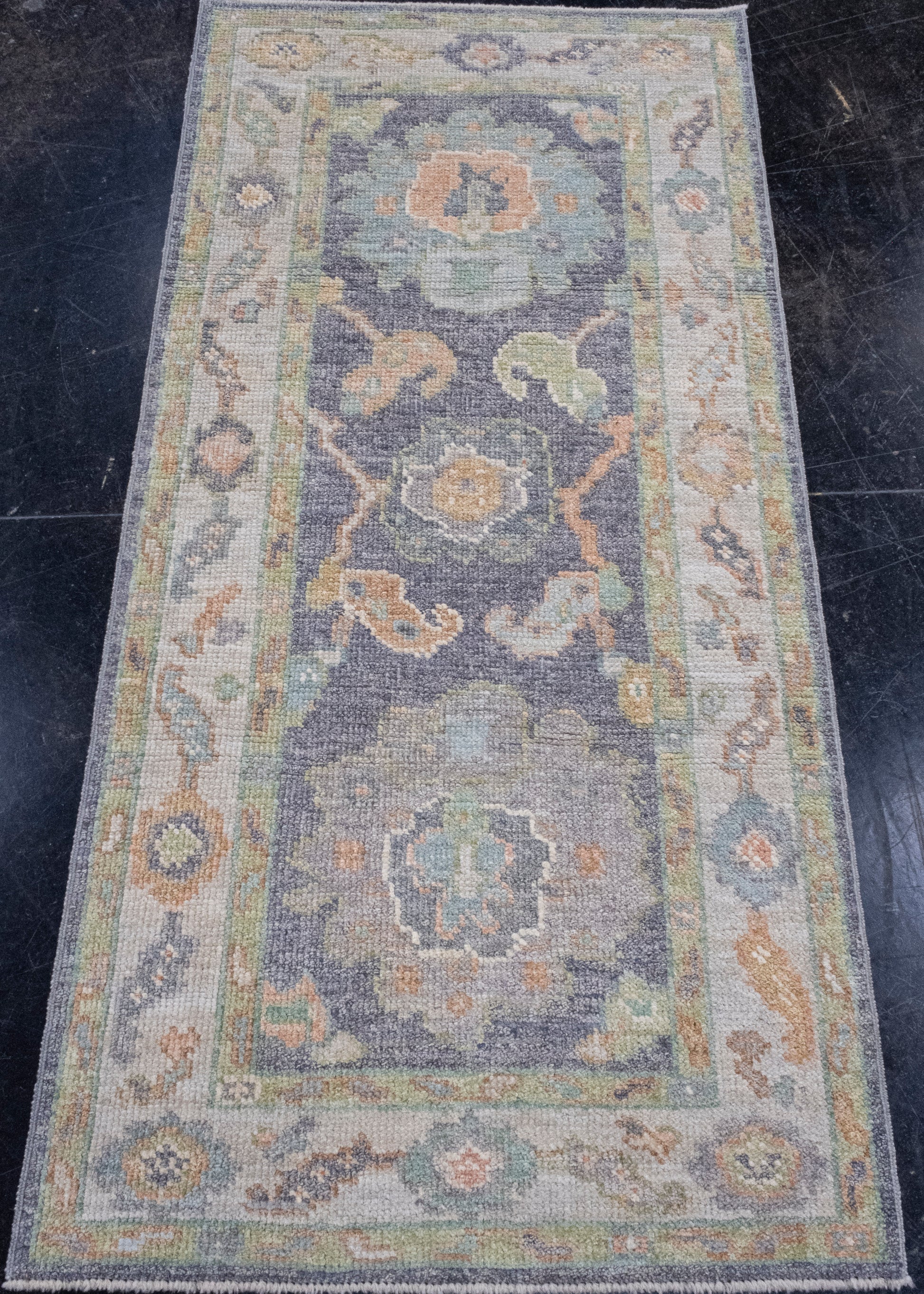 Turkish Oushak Rug 2'4" x 4'11" #16503
