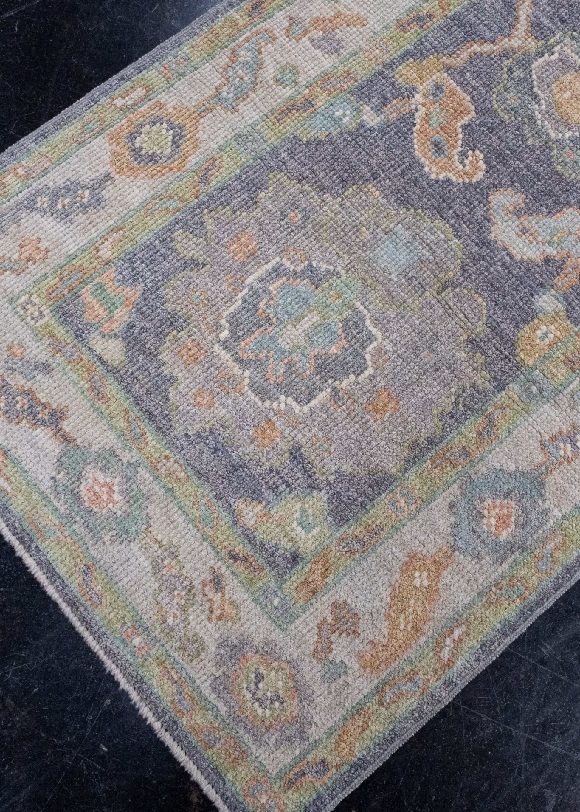 Turkish Oushak Rug 2'4" x 4'11" #16503