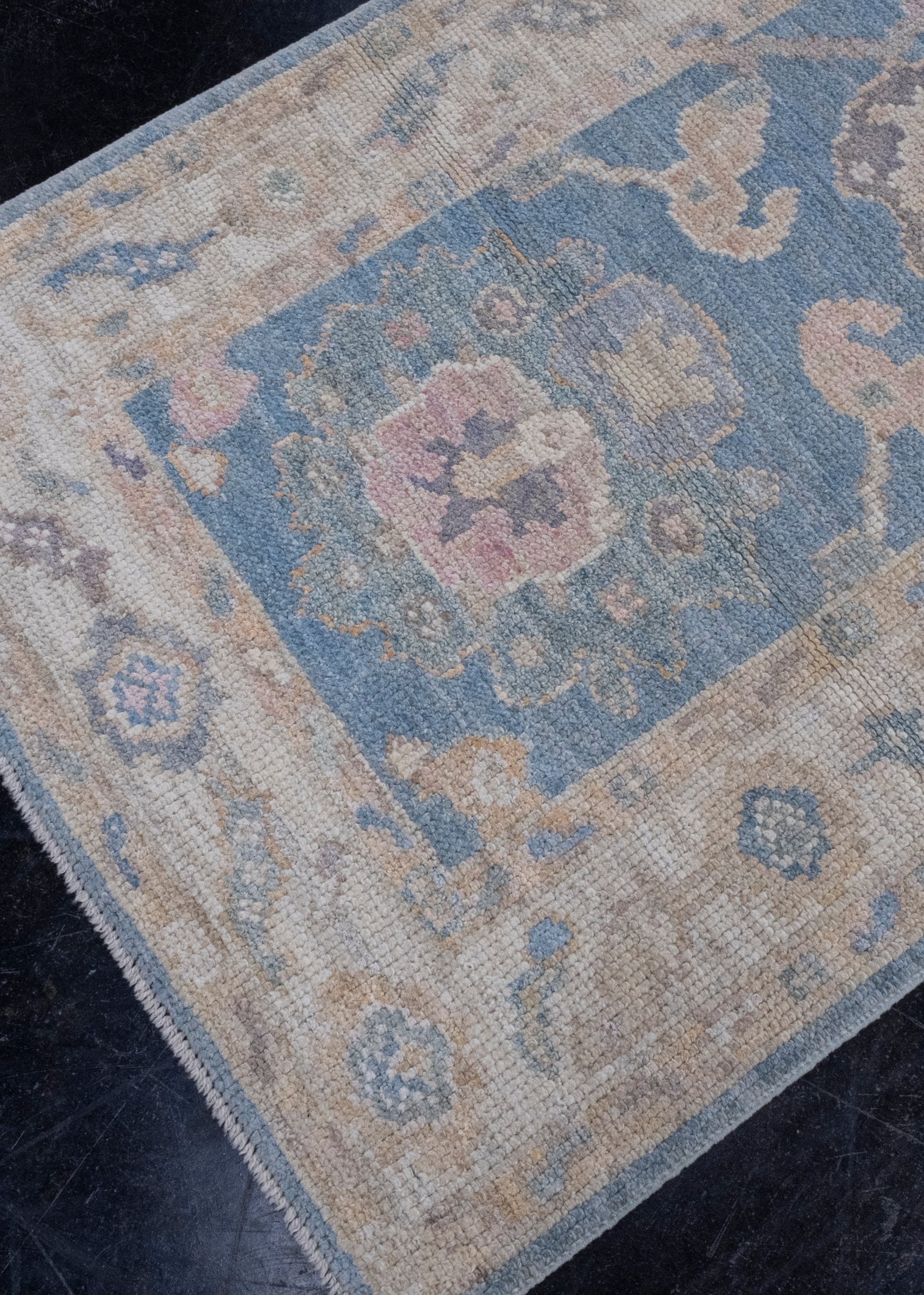 Turkish Oushak Rug 2'6" x 5'1" #16194