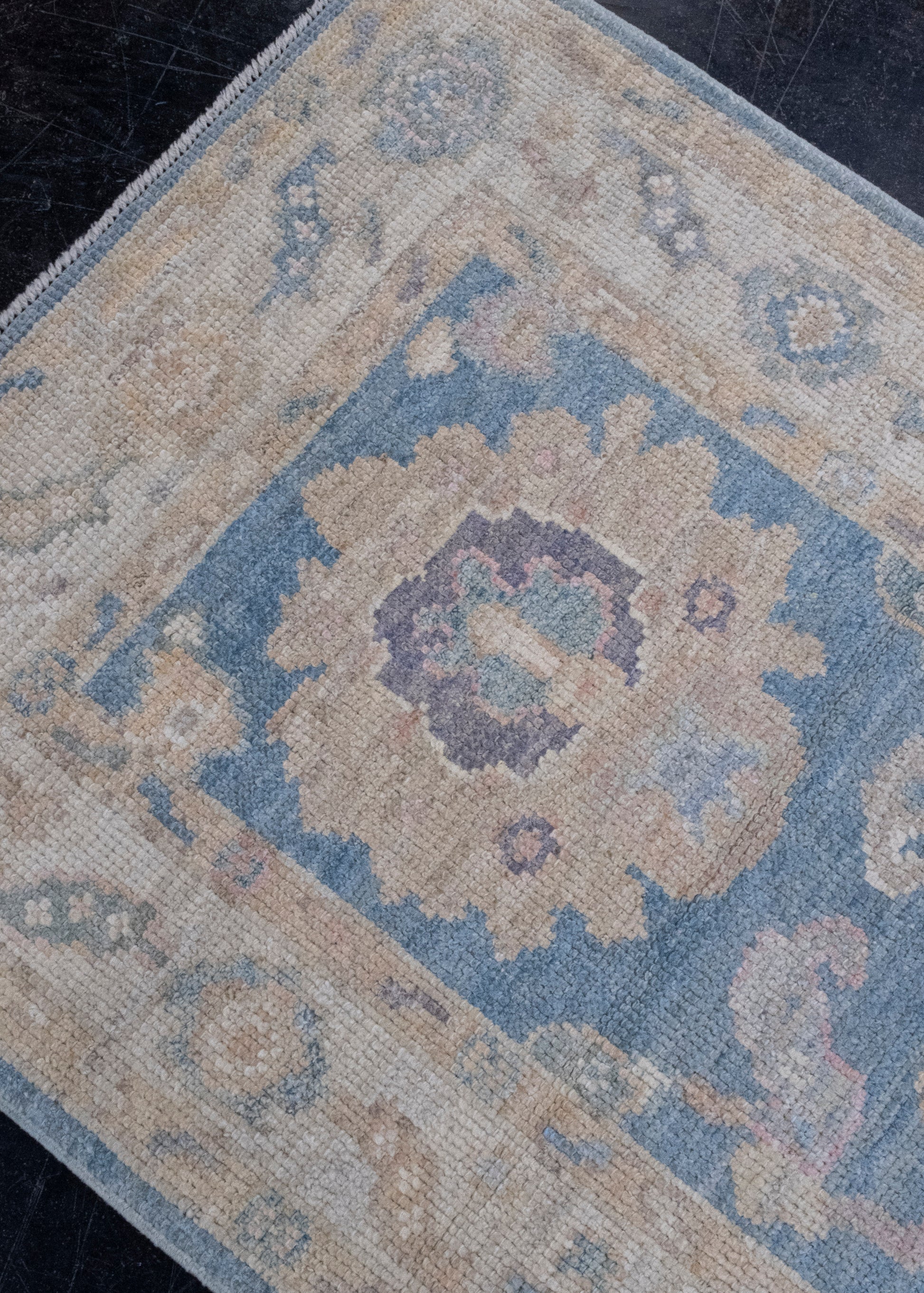 Turkish Oushak Rug 2'6" x 5'1" #16194