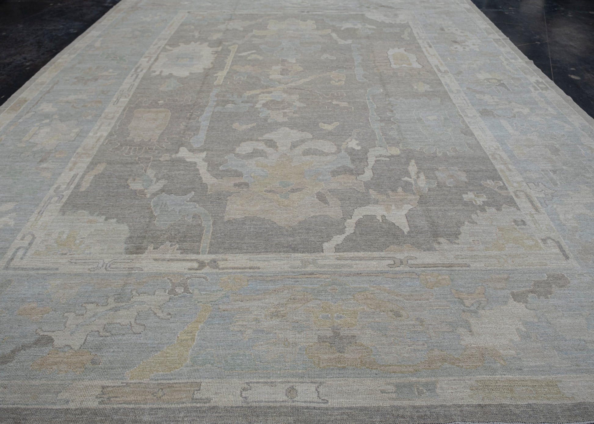 Turkish Oushak Rug 12'1" x 15'2" #11732