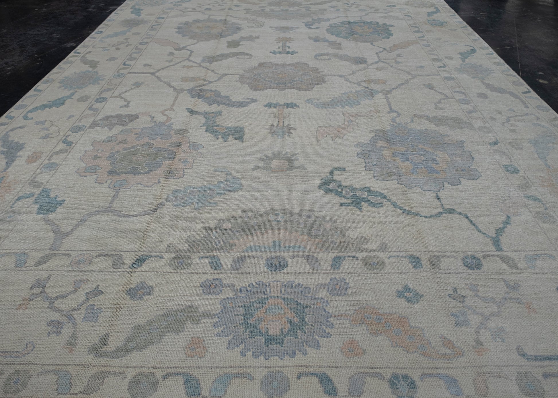 Turkish Oushak Rug 11'8" x 15'2" #12063