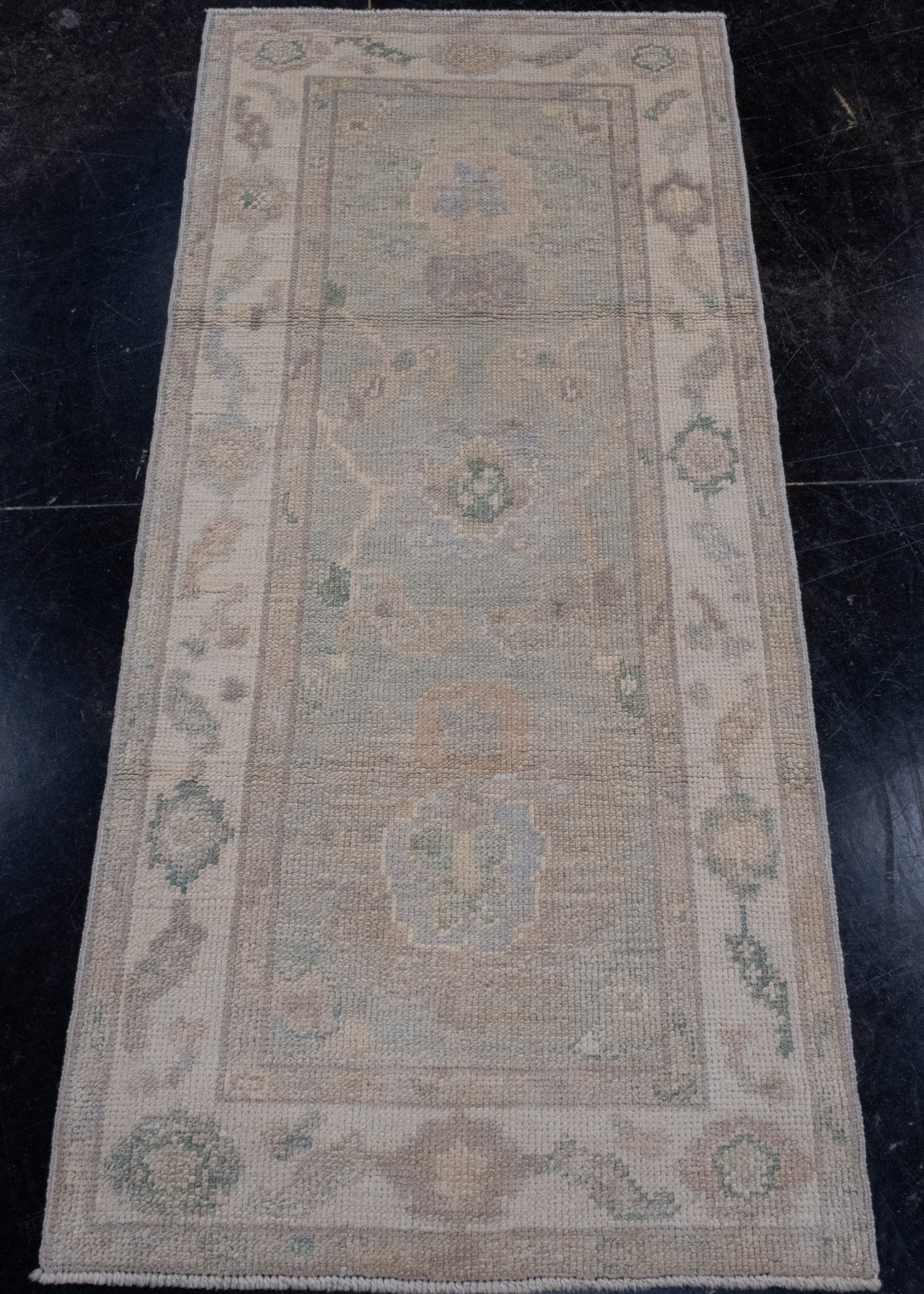 Turkish Oushak Rug 2'3" x 5'1" #16601
