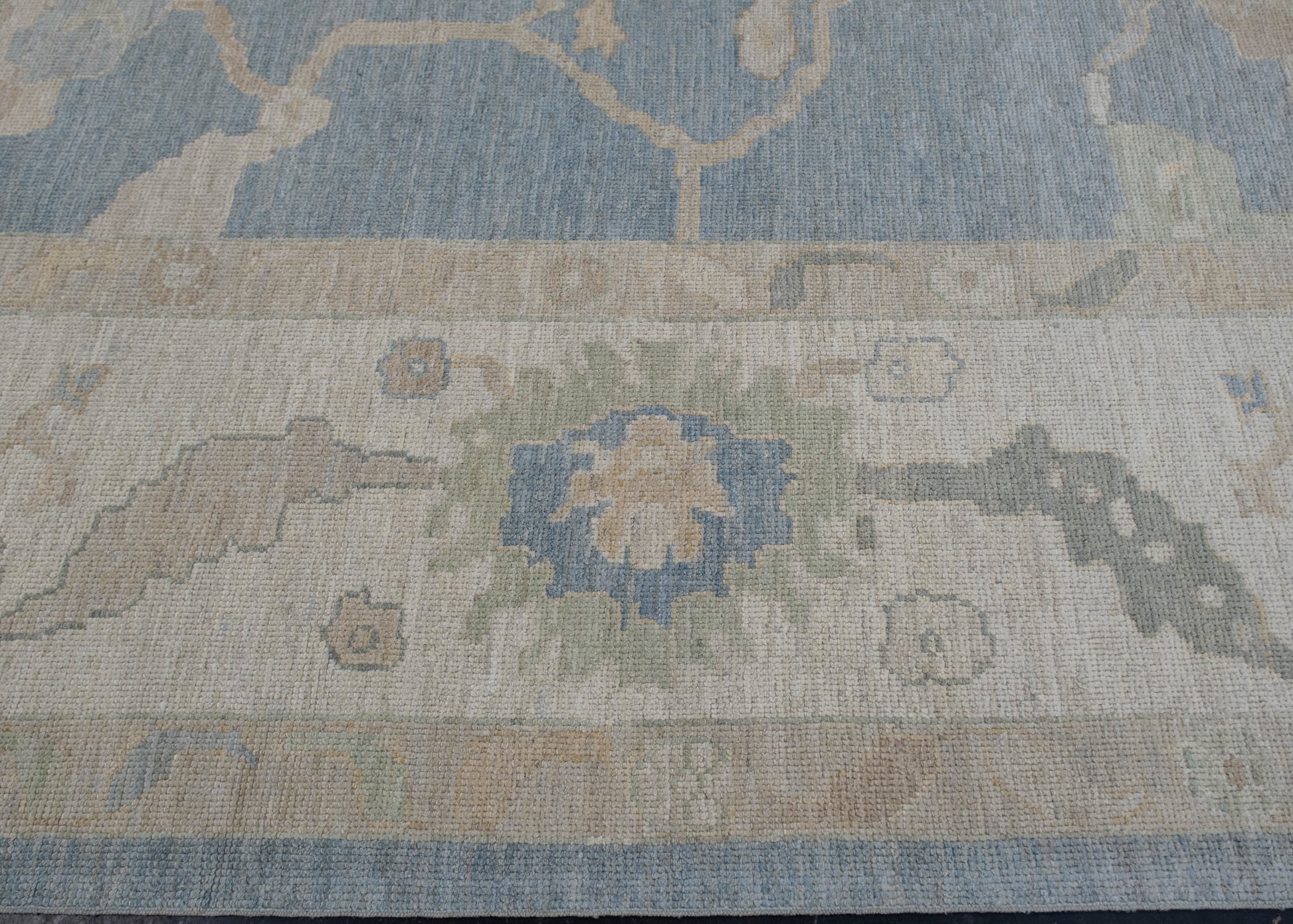 Square Turkish Oushak Rug 12'1" x 12'5" #11722