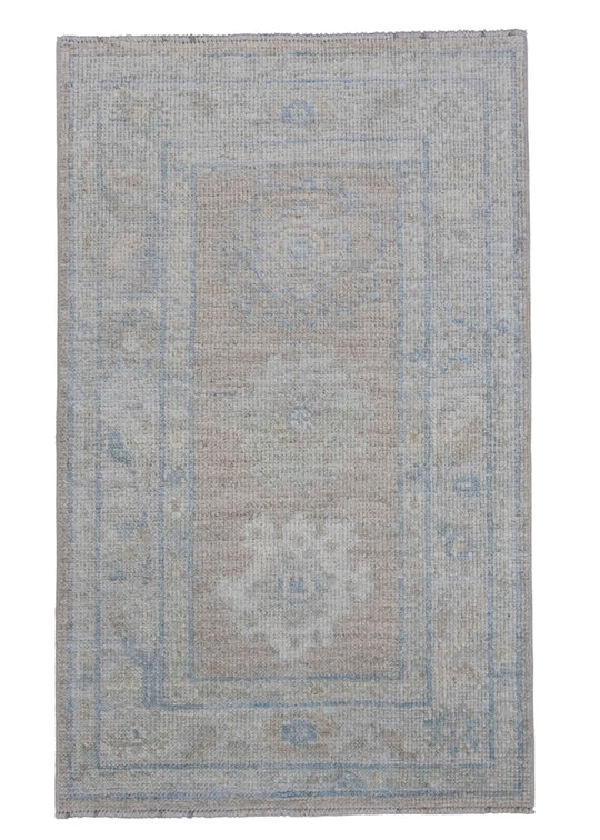 Turkish Oushak Rug 2'1" x 3'5" #16372
