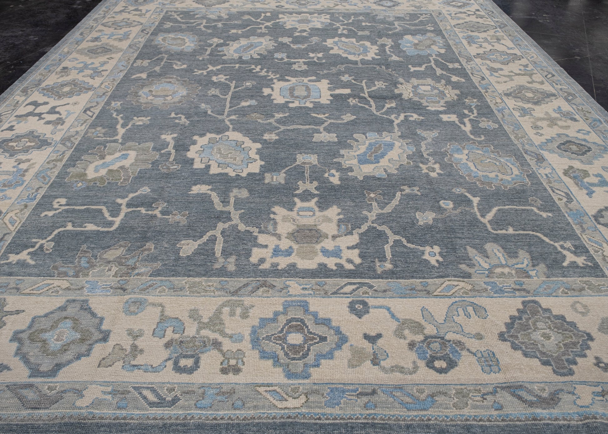 Turkish Oushak Rug 11'9" x 14'7" #12071