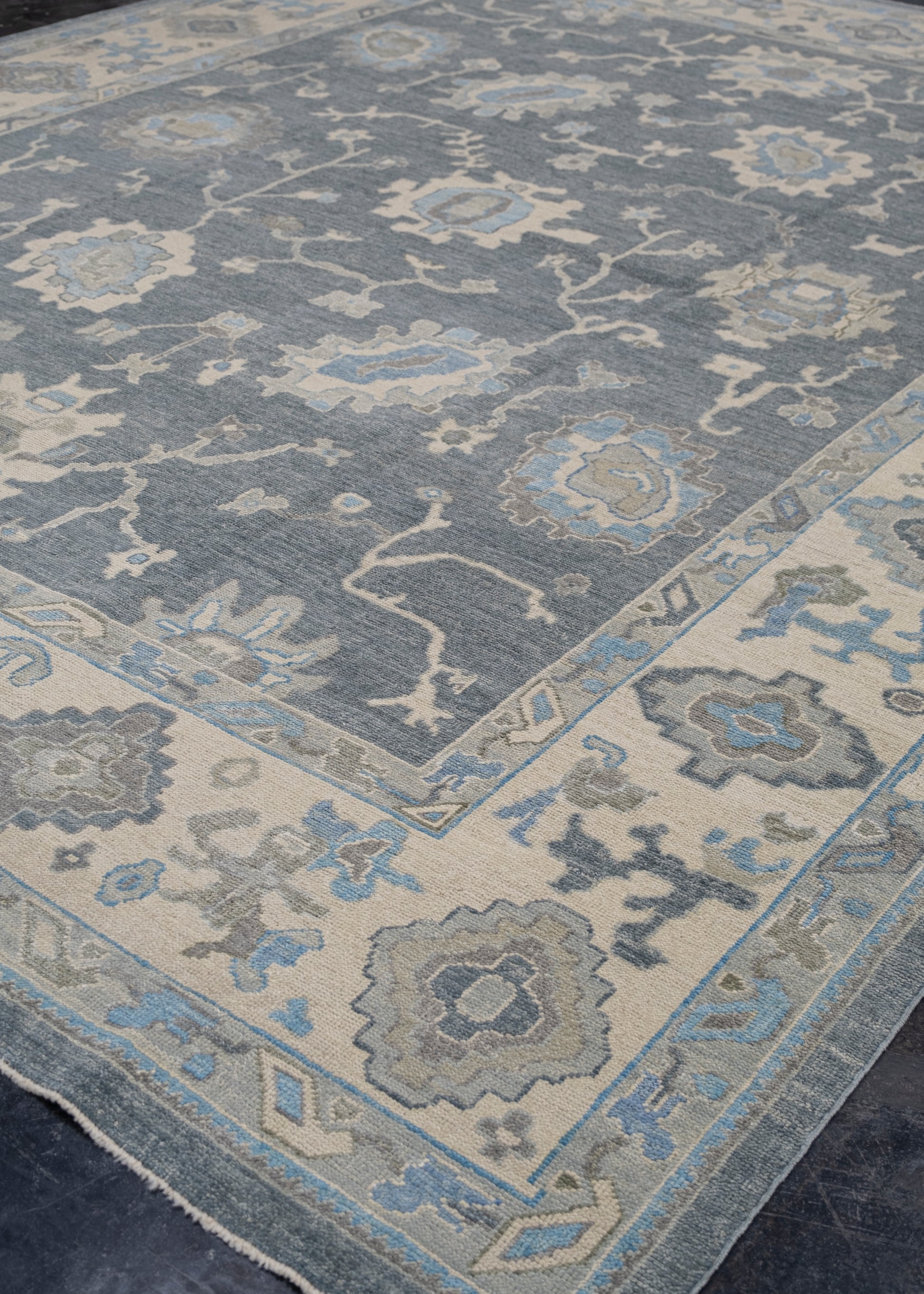 Turkish Oushak Rug 11'9" x 14'7" #12071