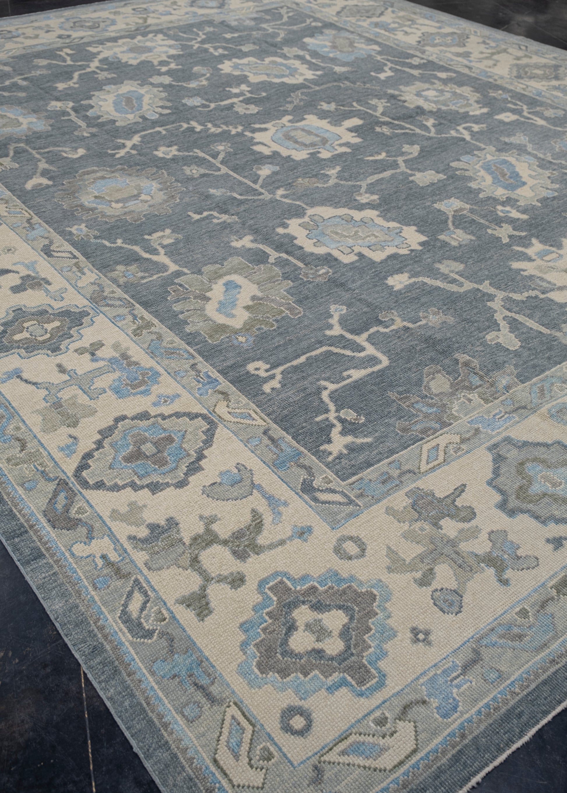 Turkish Oushak Rug 11'9" x 14'7" #12071