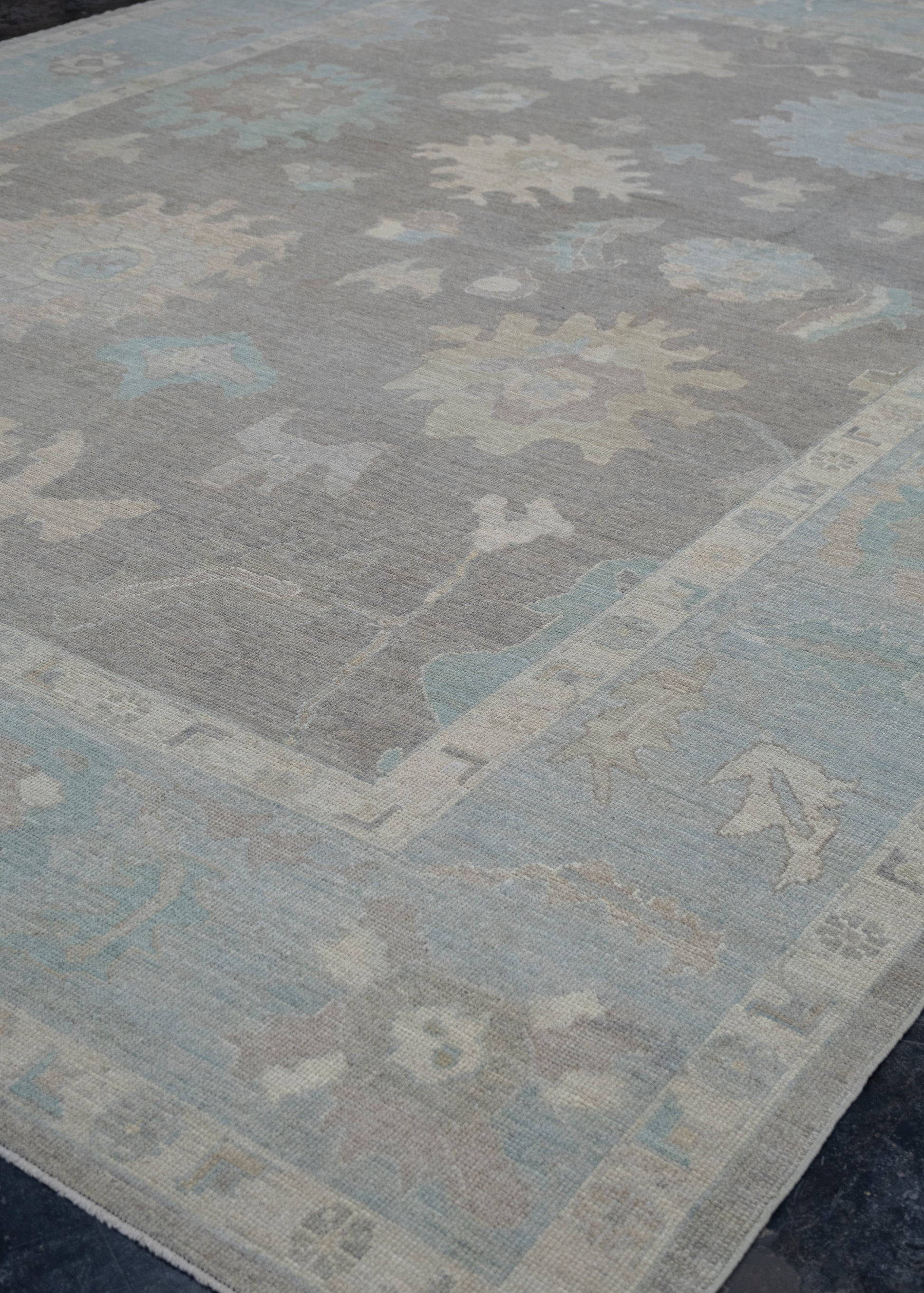 Turkish Oushak Rug 12'1" x 15'5" #11591