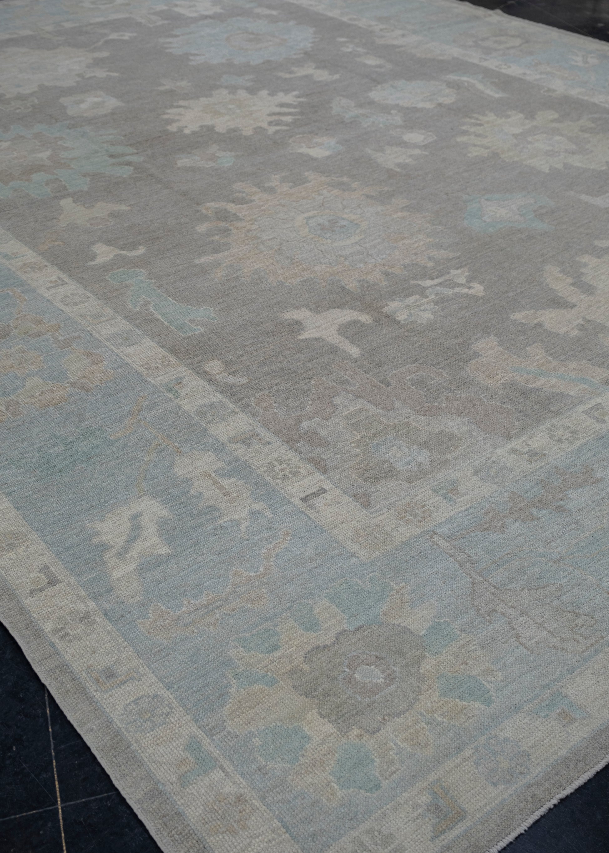 Turkish Oushak Rug 12'1" x 15'5" #11591