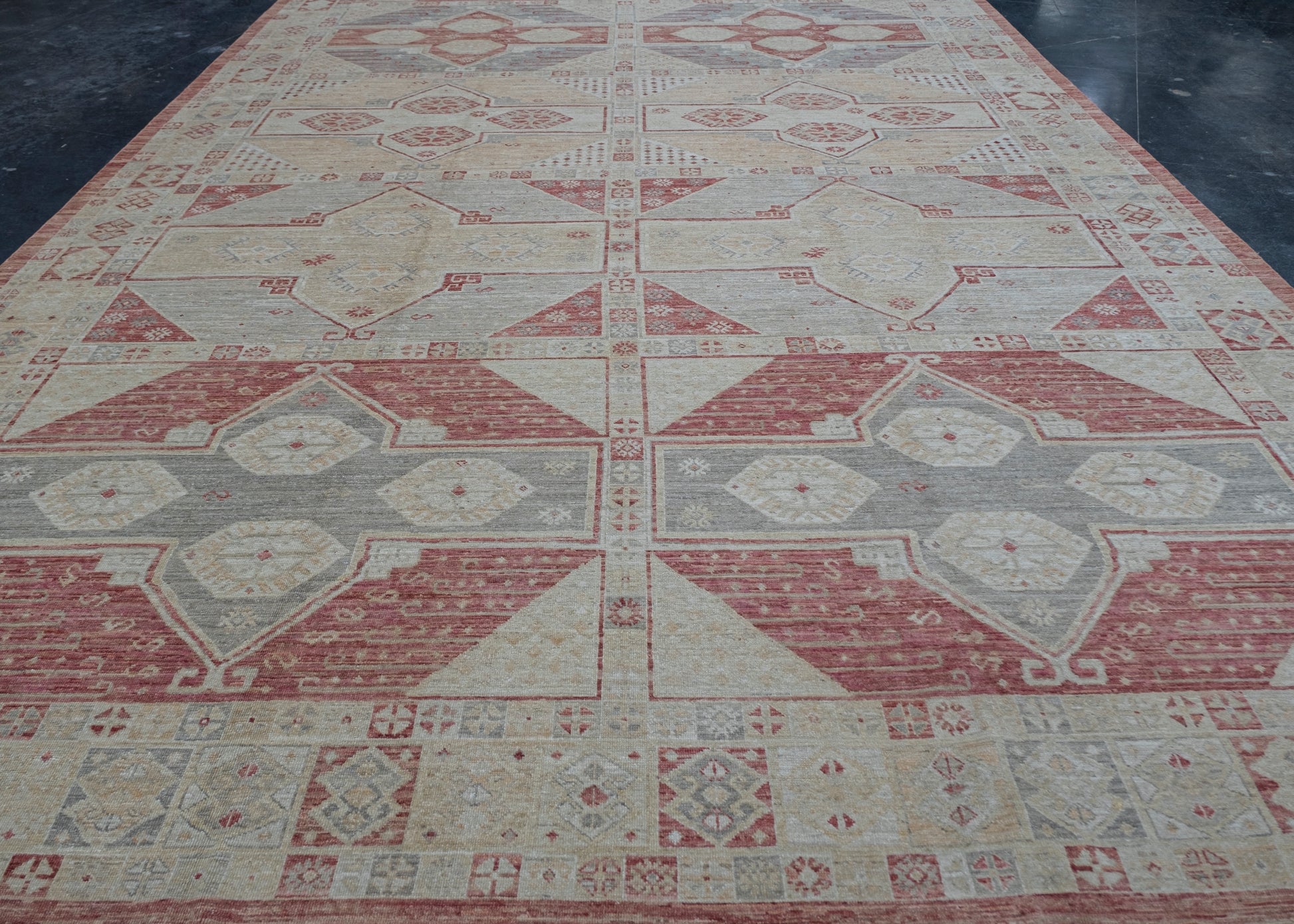Antique Look Turkish Oushak Rug 11' x 19'9" #121