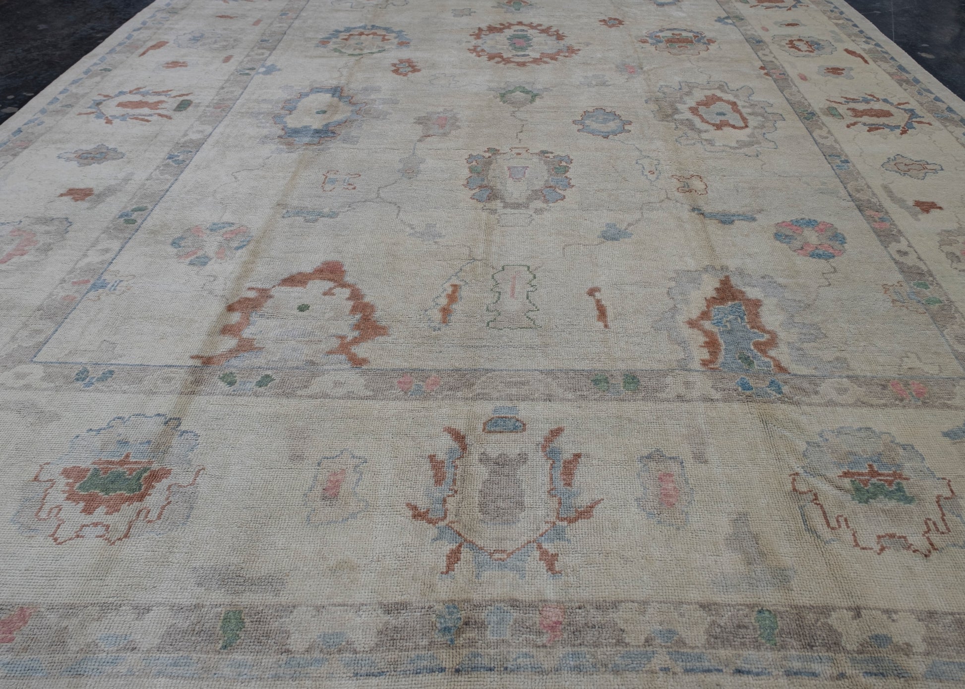Turkish Oushak Rug 12'8" x 21'3" #HS-1001