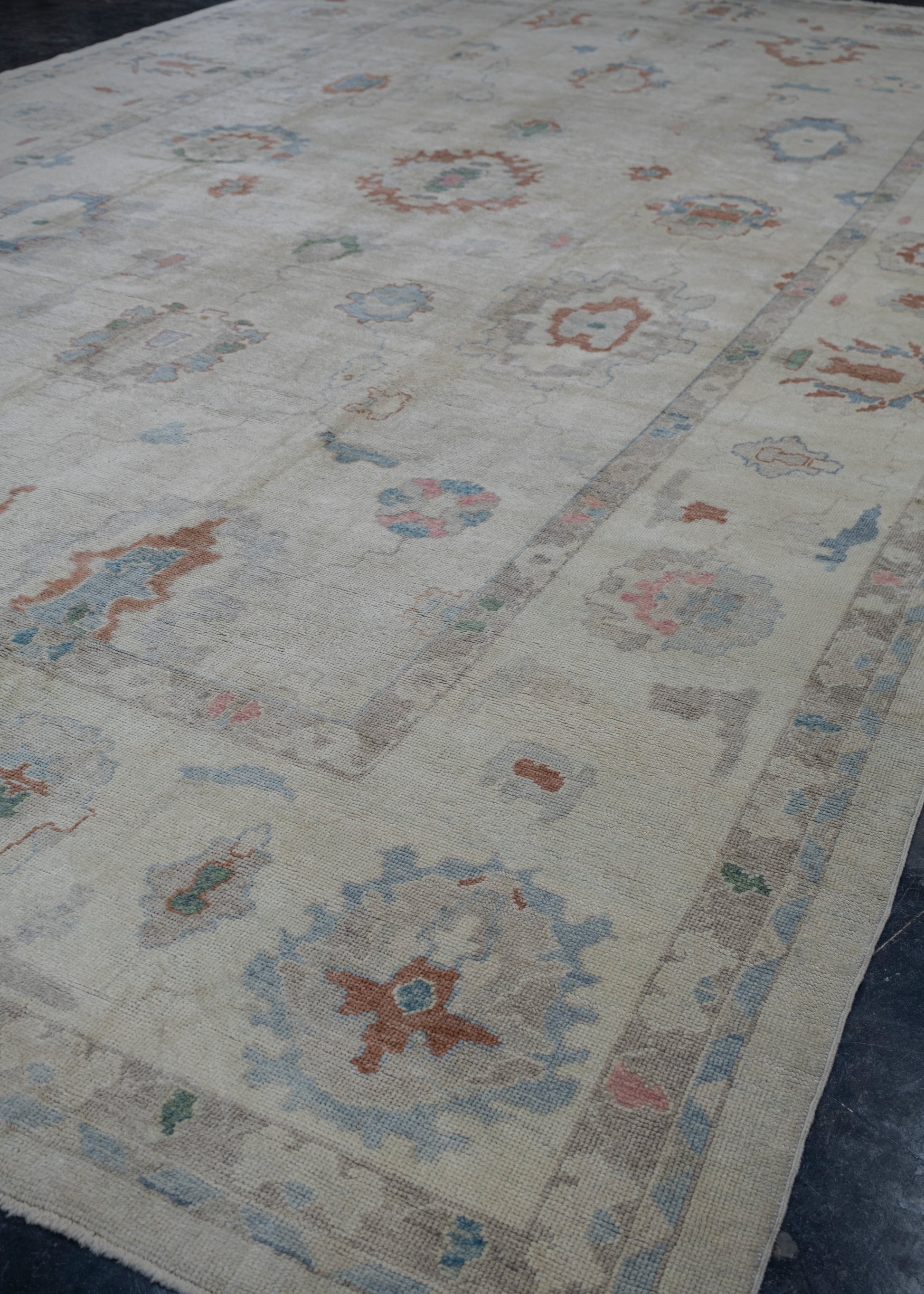 Turkish Oushak Rug 12'8" x 21'3" #HS-1001